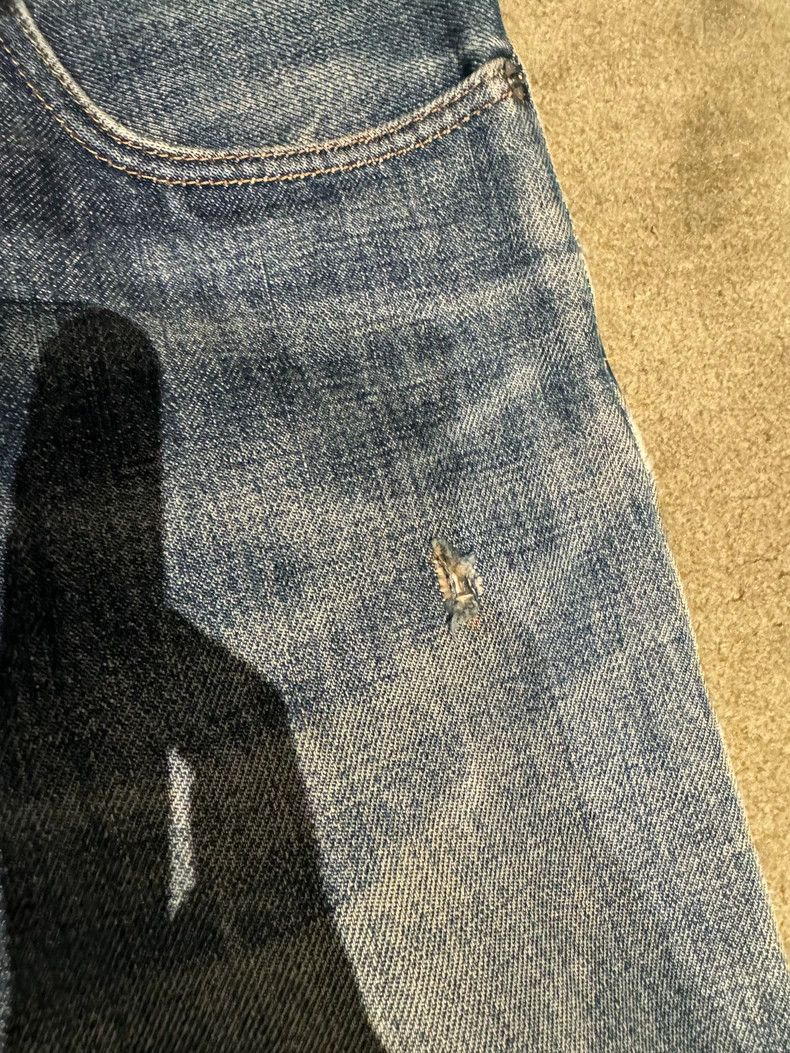 Helmut Lang Helmut Lang Washed Cat Whisker Blue Jeans 2502-Nextarrow Size US 29 - 4 Thumbnail