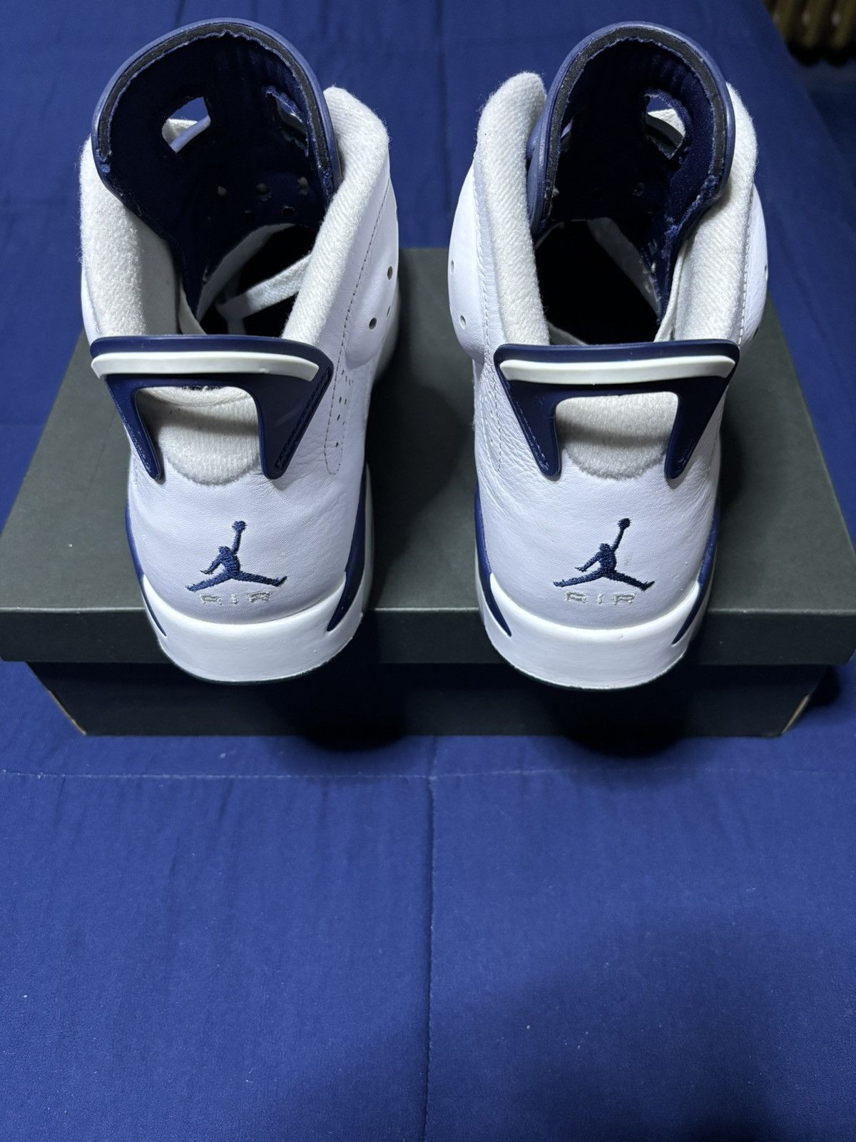 Jordan Brand Jordan 6 Retro Midnight Navy 2022 Size 10.5 Size US 10.5 / EU 43-44 - 4 Thumbnail