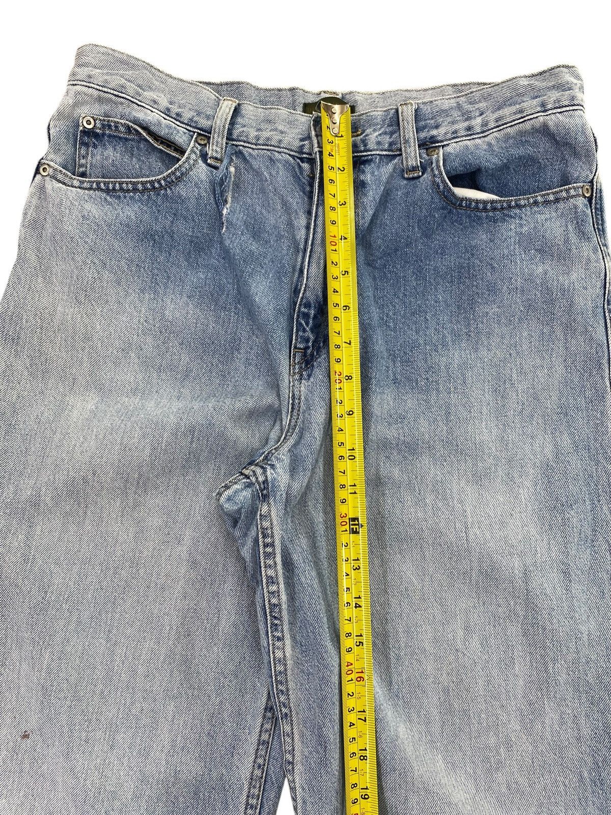 Uniqlo Uniqlo Brand Acid Blue Wash Style Baggy Jeans Size US 30 / EU 46 - 10 Thumbnail