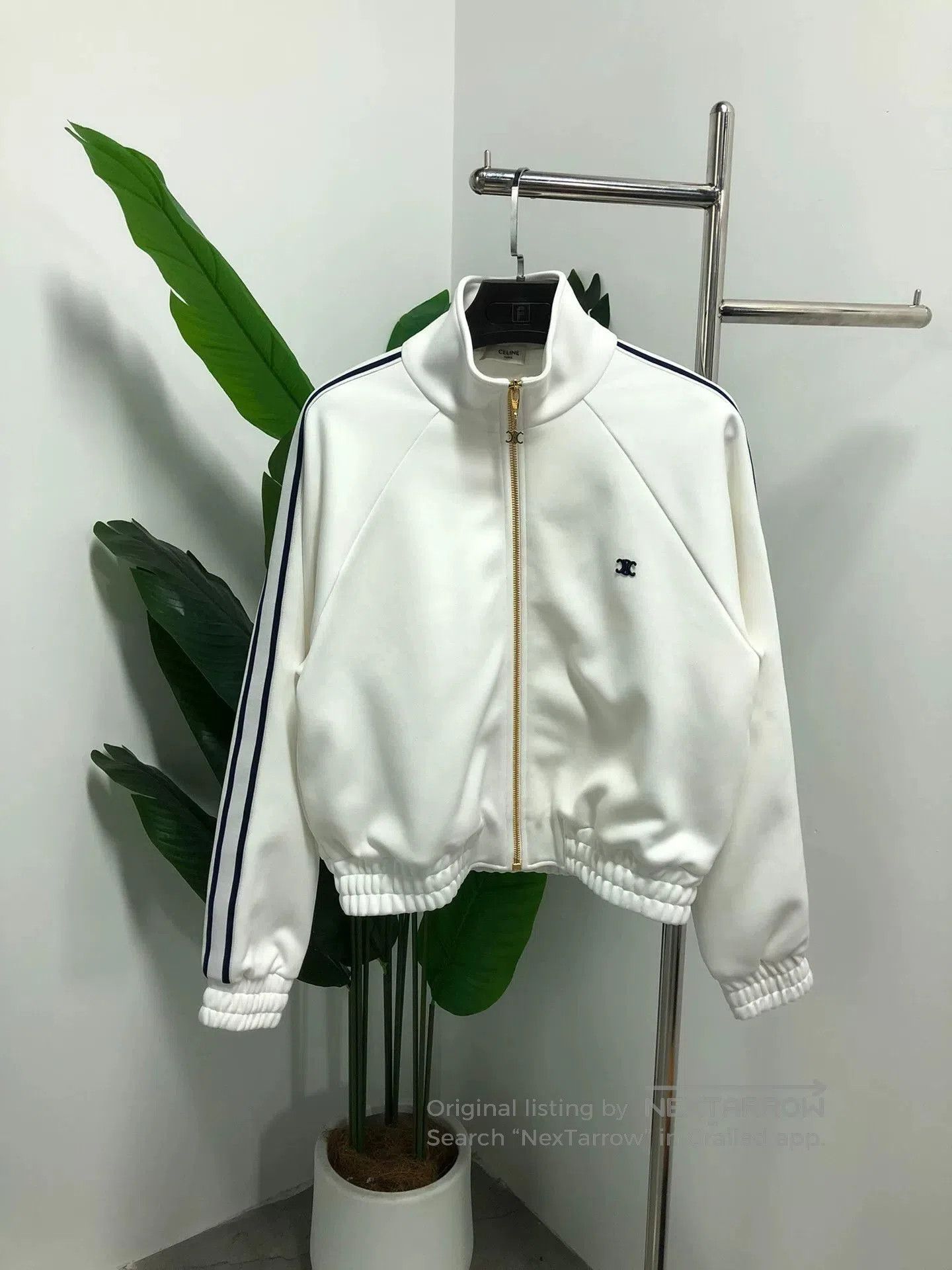 Celine celine ss23 white zip. Size M / US 6-8 / IT 42-44 - 1 Thumbnail