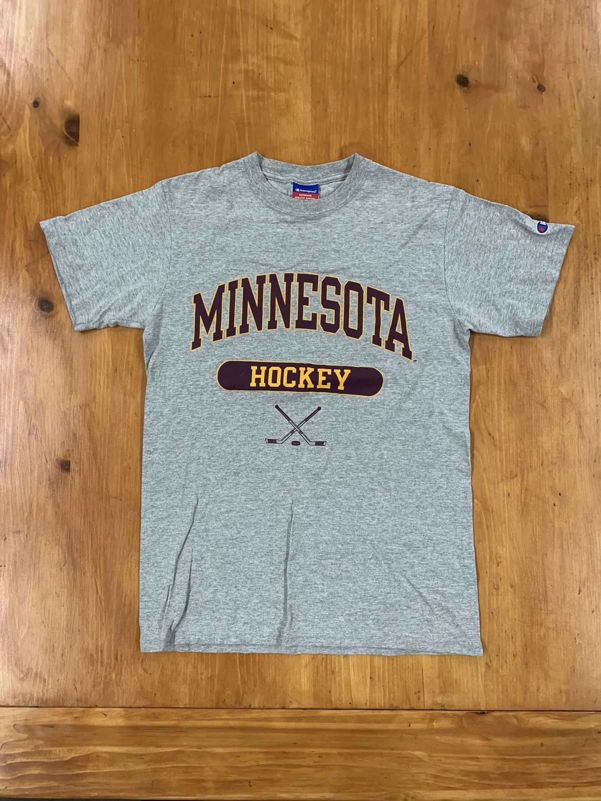 Vintage Vintage Champion University of Minnesota Hockey Tee Size US XXL / EU 58 / 5 - 1 Thumbnail