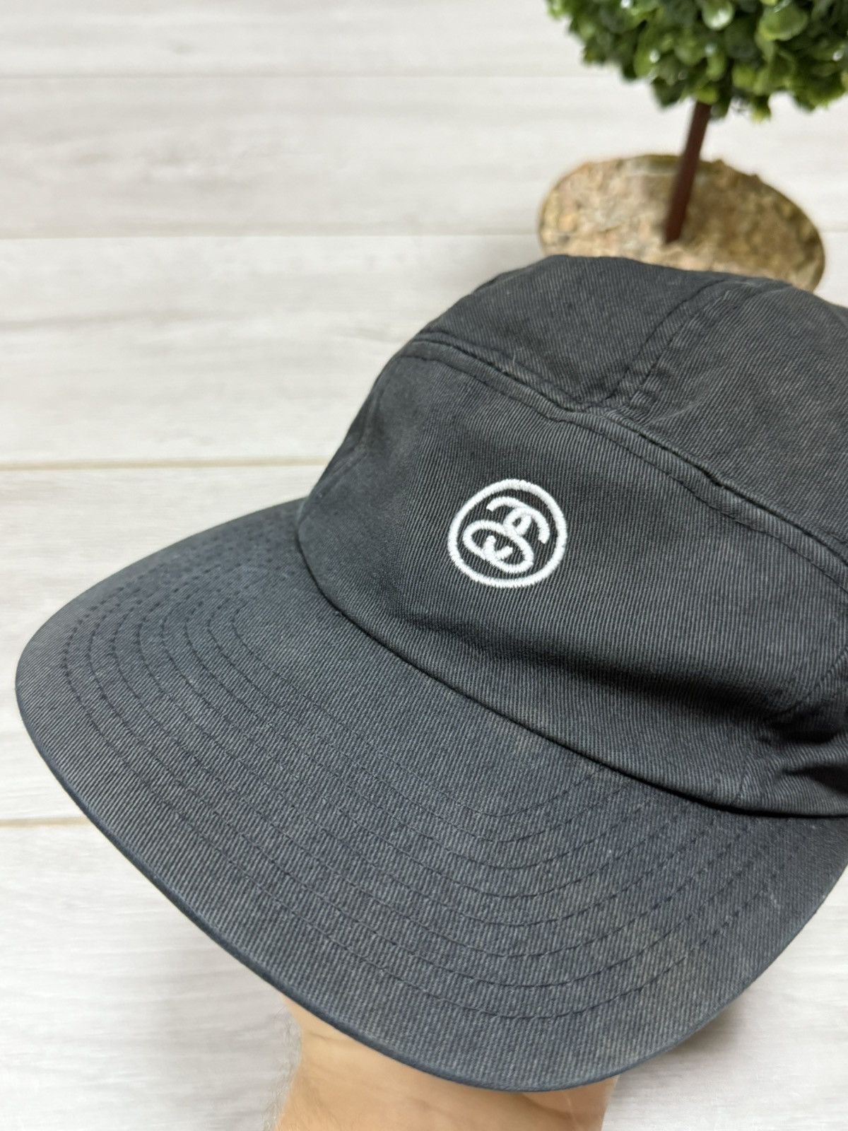 Stussy Stussy faded SS logo vintage cap hat Size ONE SIZE - 4 Thumbnail