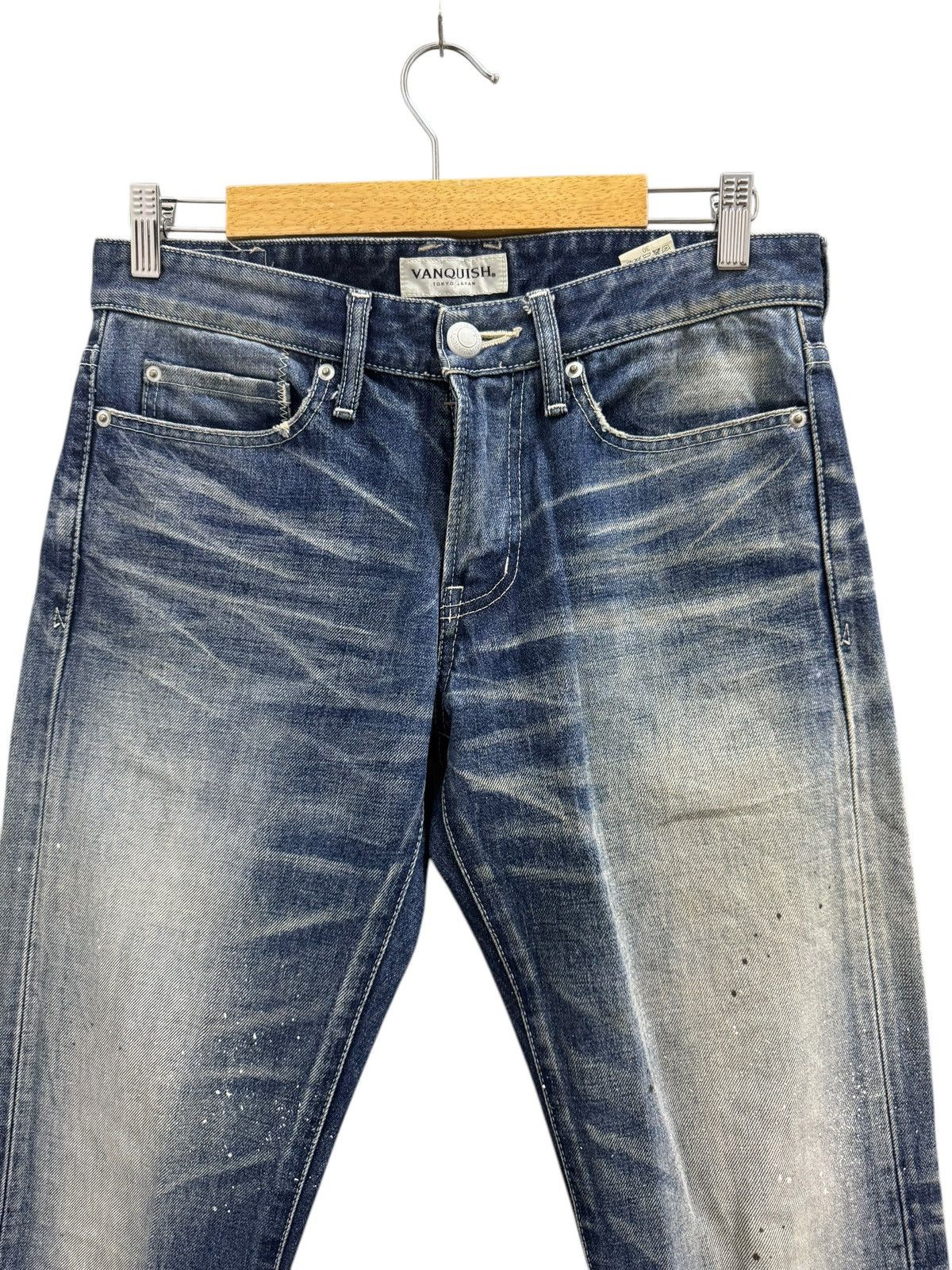 Japanese Brand × Vanquish VANQUISH JAPANESE BRAND SPLATTERED PAINT DENIM PANTS SIZE 32 Size US 32 / EU 48 - 8 Thumbnail