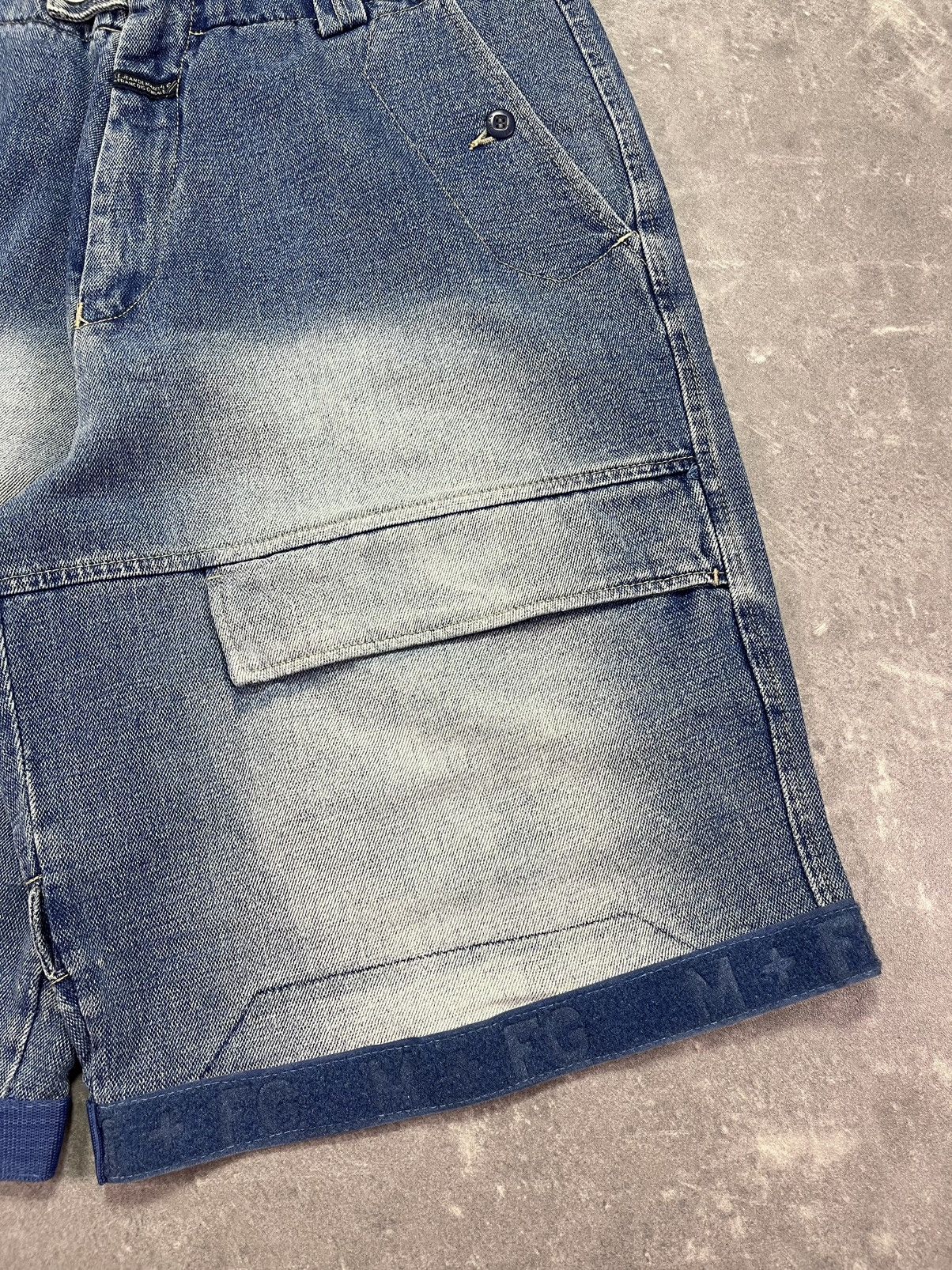 Marithe + Francois Girbaud Marithe + Francois Girbaud Baggy Straps Denim Jorts 34 Size US 34 / EU 50 - 5 Thumbnail