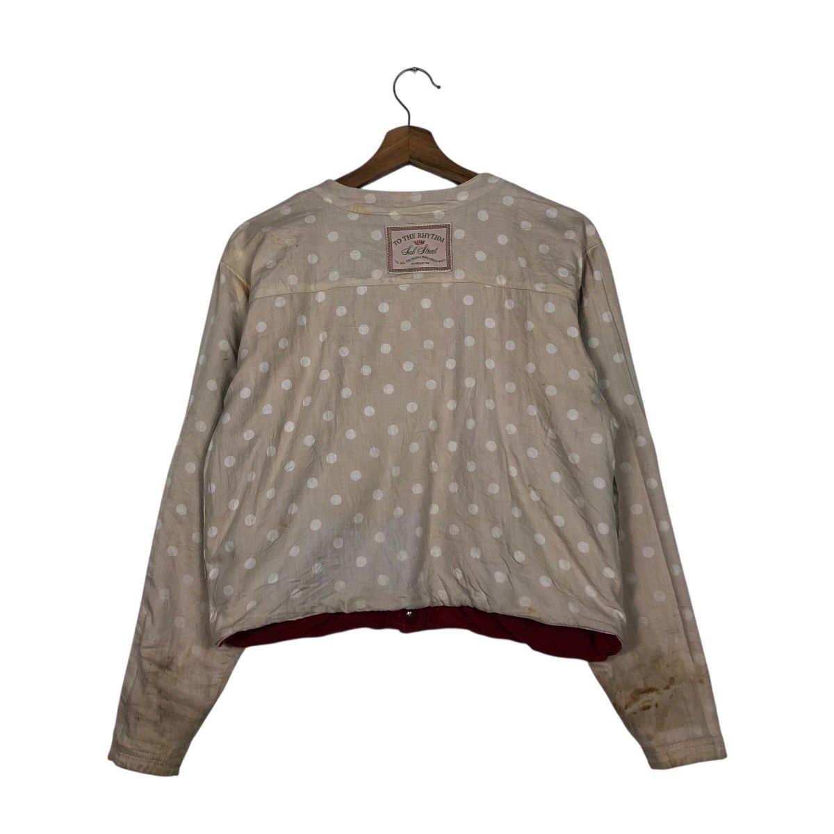 Japanese Brand Cropped Reversible Bomber Jacket To The Rhythm Issey Miyake Size M / US 6-8 / IT 42-44 - 16 Thumbnail