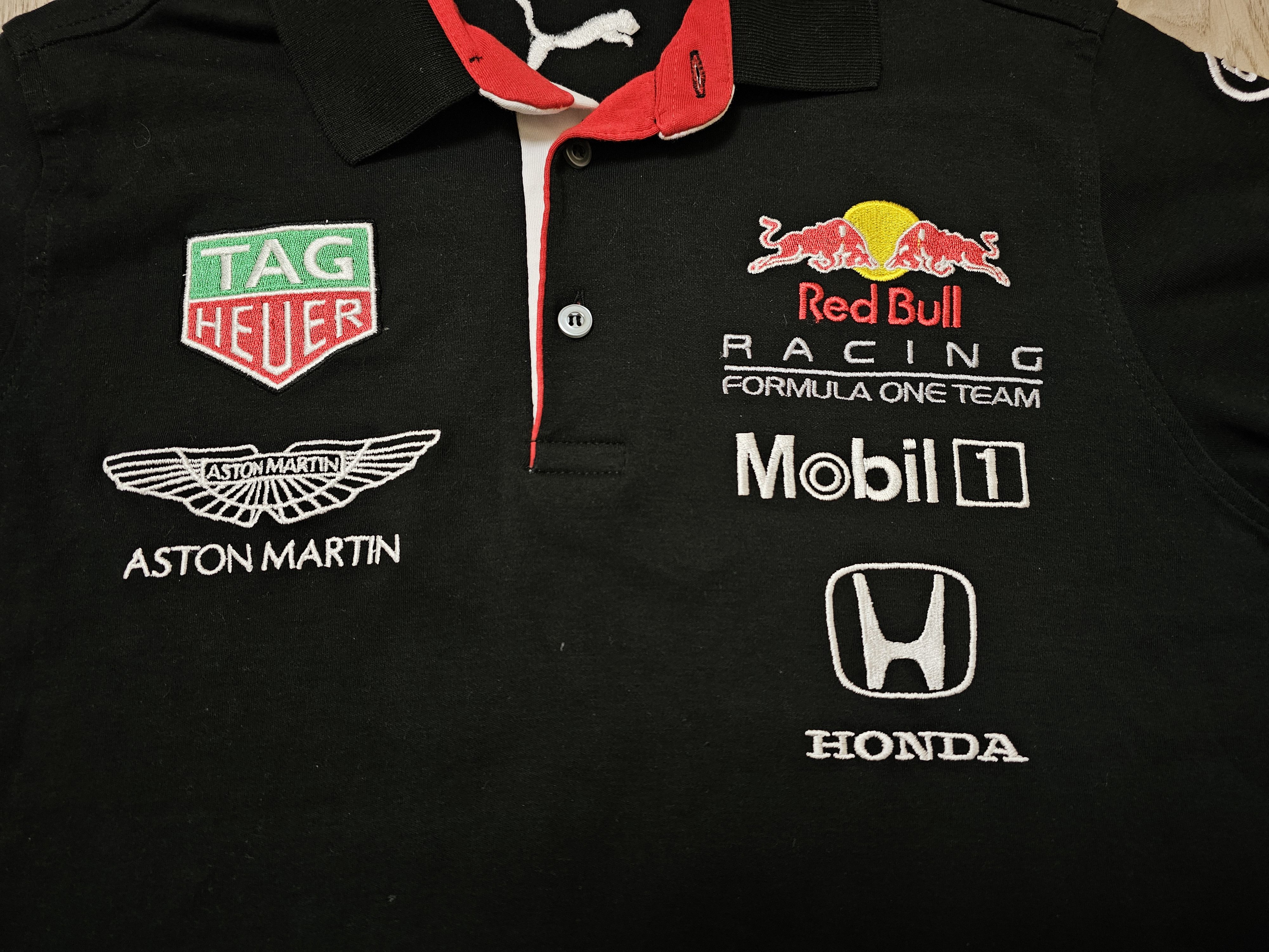 Formula 1 RED BULL F1 TEAM SHIRT POLO F1 RED BULL JERSEY Size US S / EU 44-46 / 1 - 3 Thumbnail