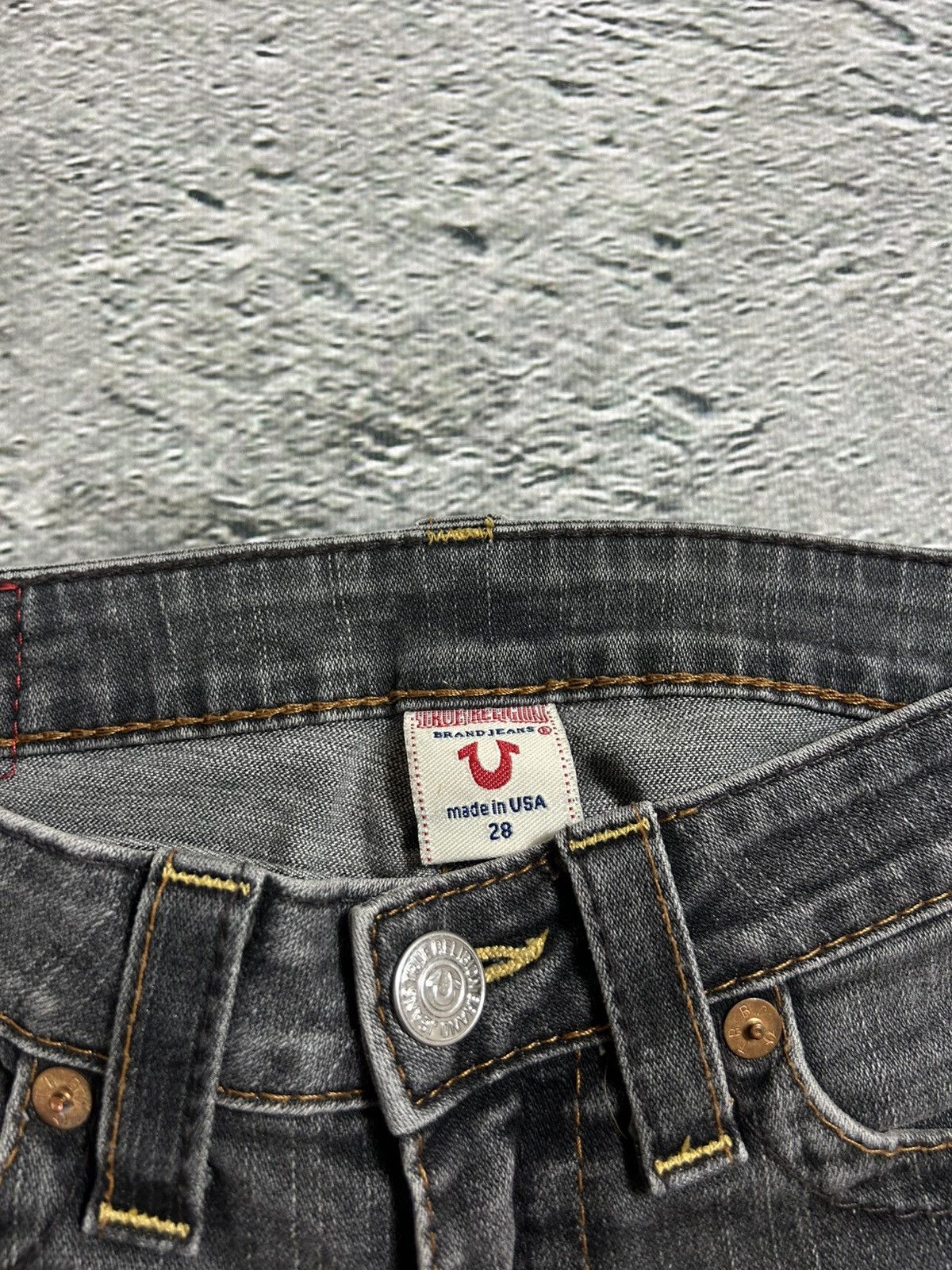 True Religion True Religion jeans vintage grey Billy flared Size 29" - 8 Thumbnail