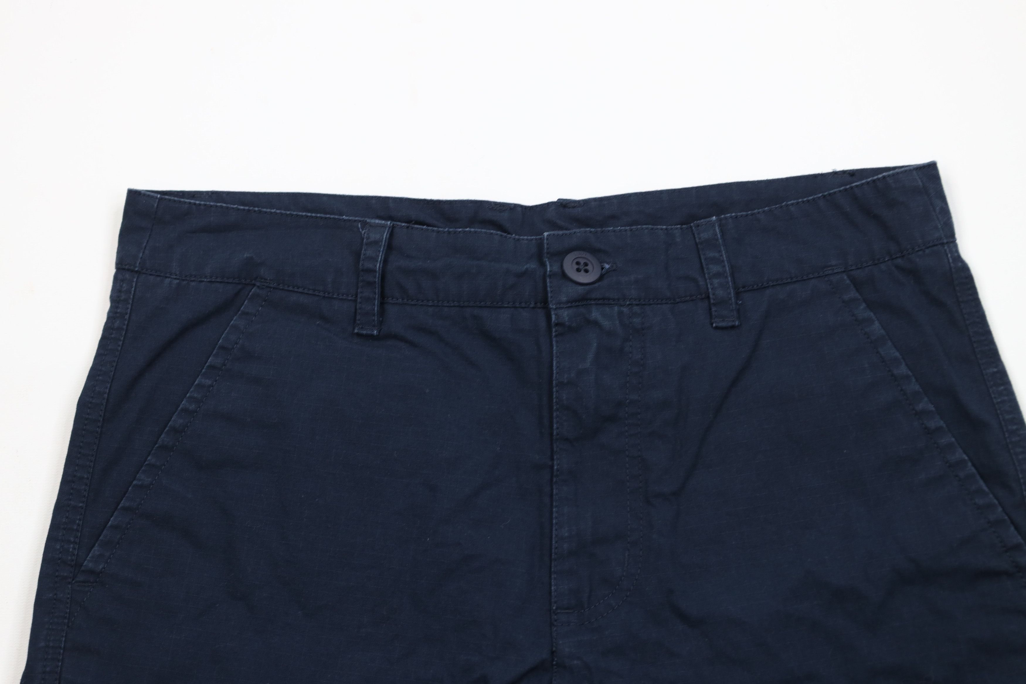 Nike Vintage Nike Scott Mini Swoosh Ripstop Cargo Shorts Blue Size US 30 / EU 46 - 2 Thumbnail