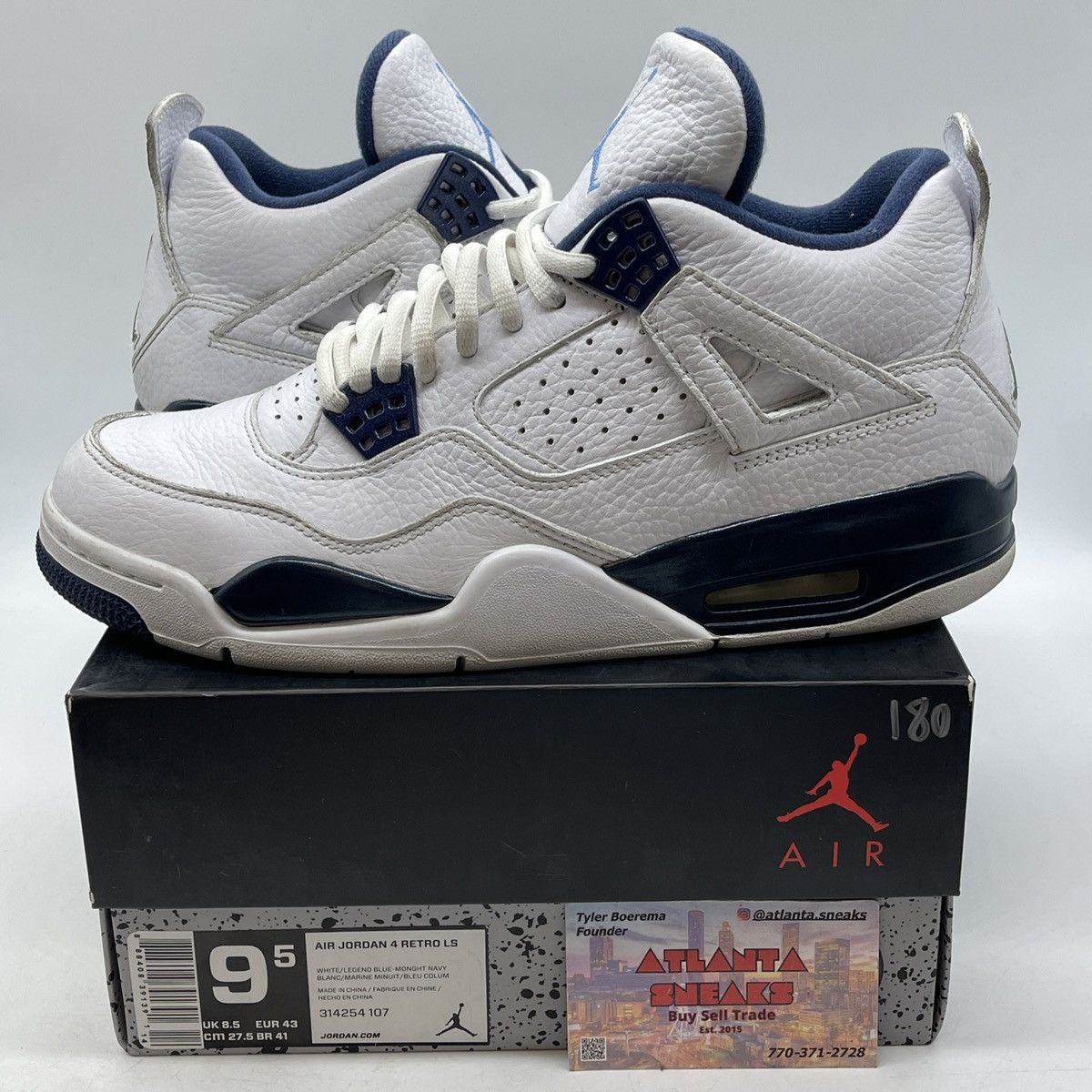 Jordan Brand Air Jordan 4 Columbia Size US 9.5 / EU 42-43 - 1 Thumbnail