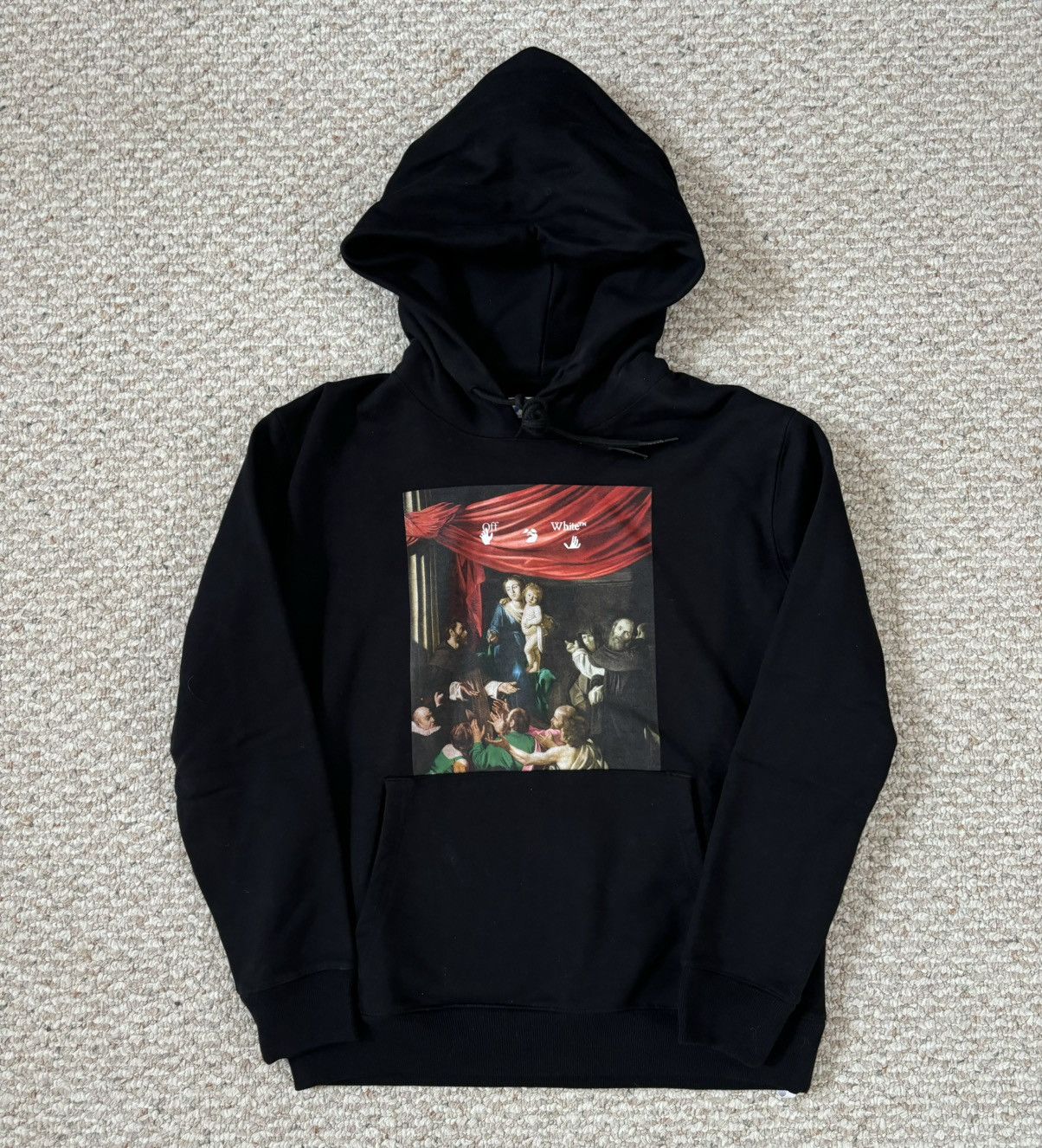 Off-White Off-White Carravaggio Arrow Hoodie Size US S / EU 44-46 / 1 - 2 Thumbnail