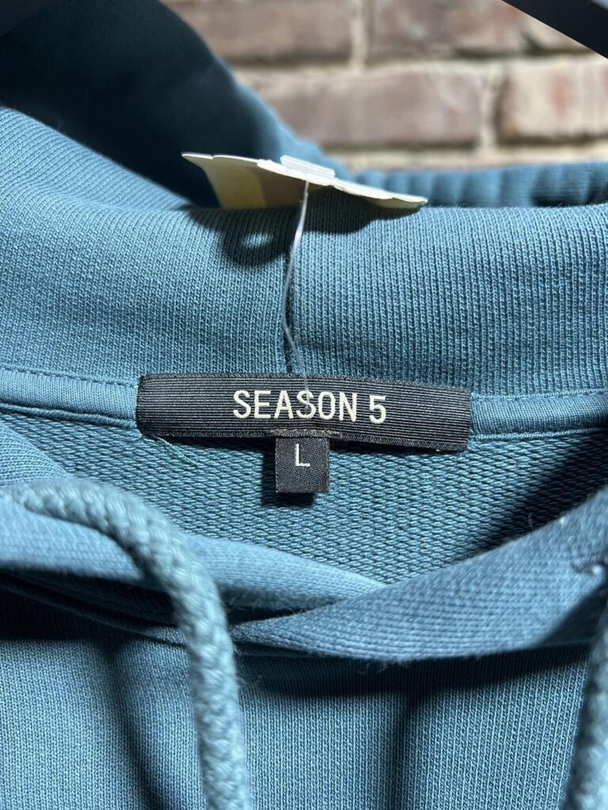 Kanye West Season 5 Teal Hoodie Sz. L Size US L / EU 52-54 / 3 - 3 Thumbnail