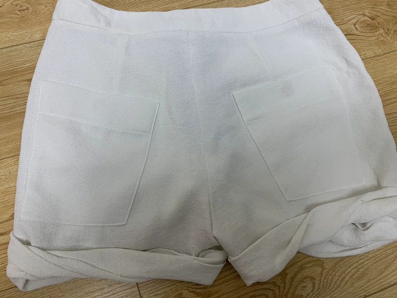 Helmut Lang HELMUT LANG White shorts Size 27" / US 4 / IT 40 - 6 Thumbnail