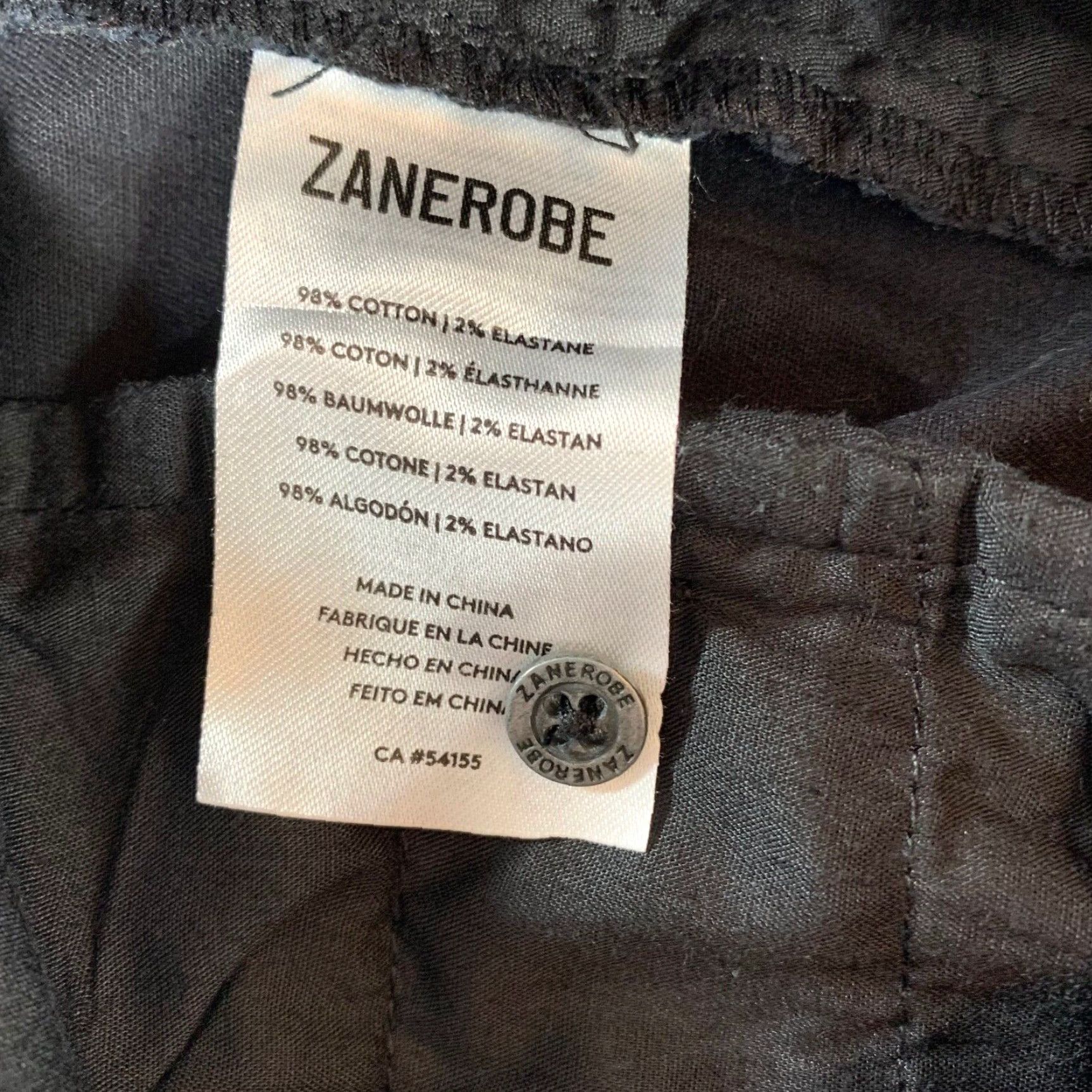 Zanerobe Zanerobe Men's Cotton Stretch Jogger Pants Black Small Size US 29 - 5 Thumbnail