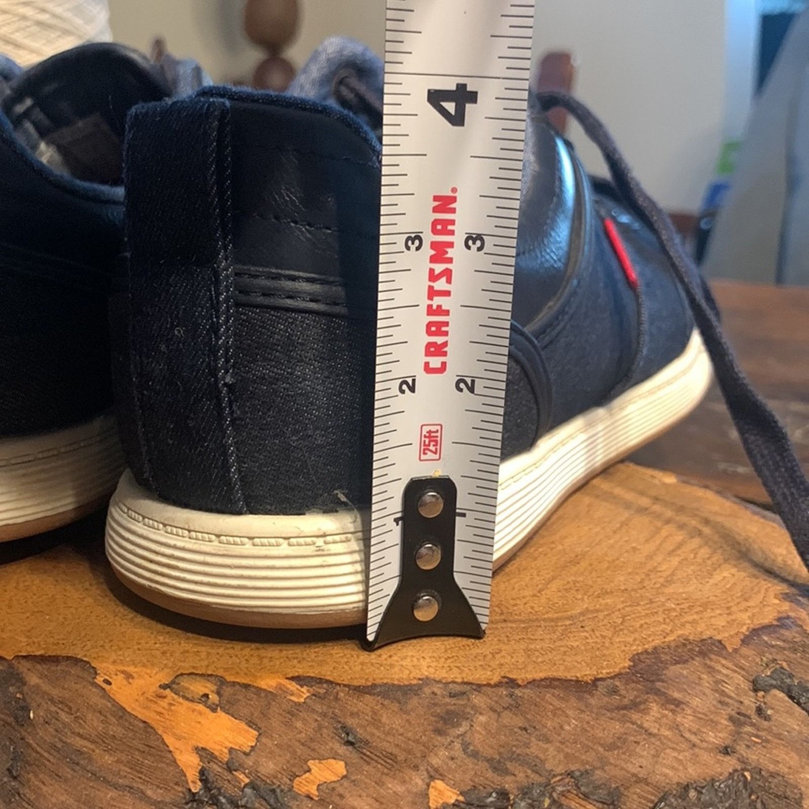 Levi's Levis denim jeans sneakers athletic athleisure shoes Size US 9.5 / EU 42-43 - 7 Thumbnail