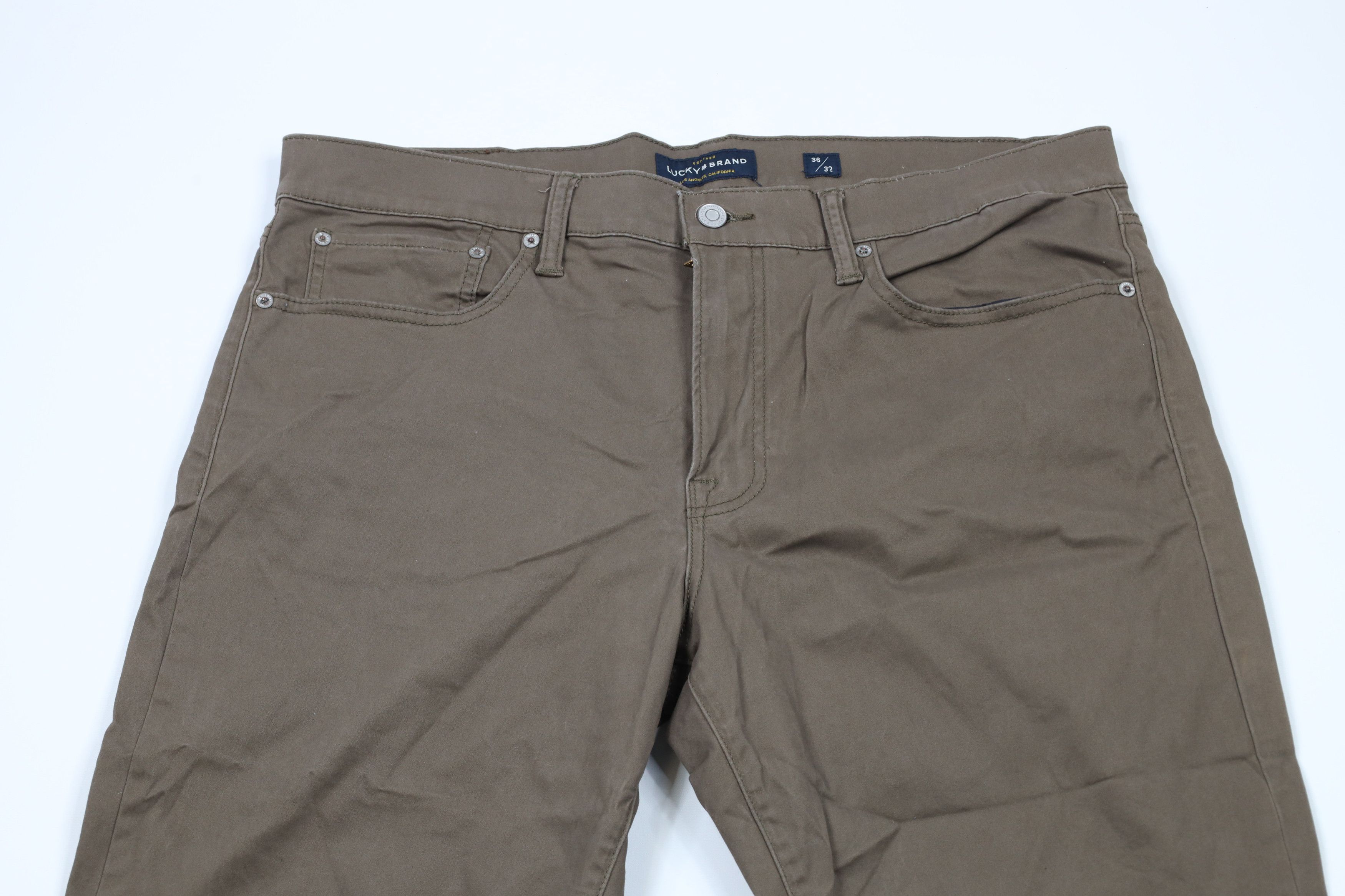 Lucky Brand × Vintage Vintage Y2K Lucky Brand 121 Slim Fit Straight Leg Pants Size US 36 / EU 52 - 2 Thumbnail