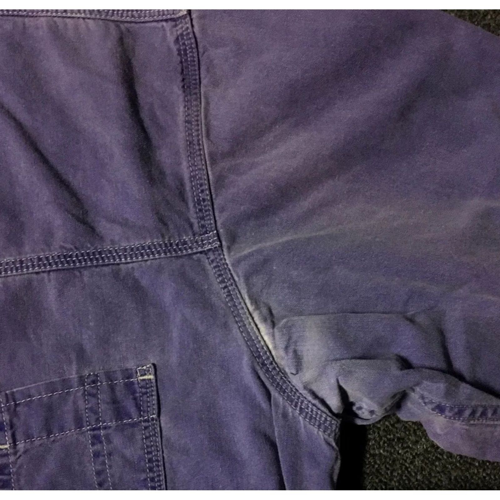 Levi's VINTAGE Levi's Button-Up Shirt L Purple 90s Western Cowboy Biker Grunge Trucker Skate Mens Shirt Size US L / EU 52-54 / 3 - 5 Thumbnail