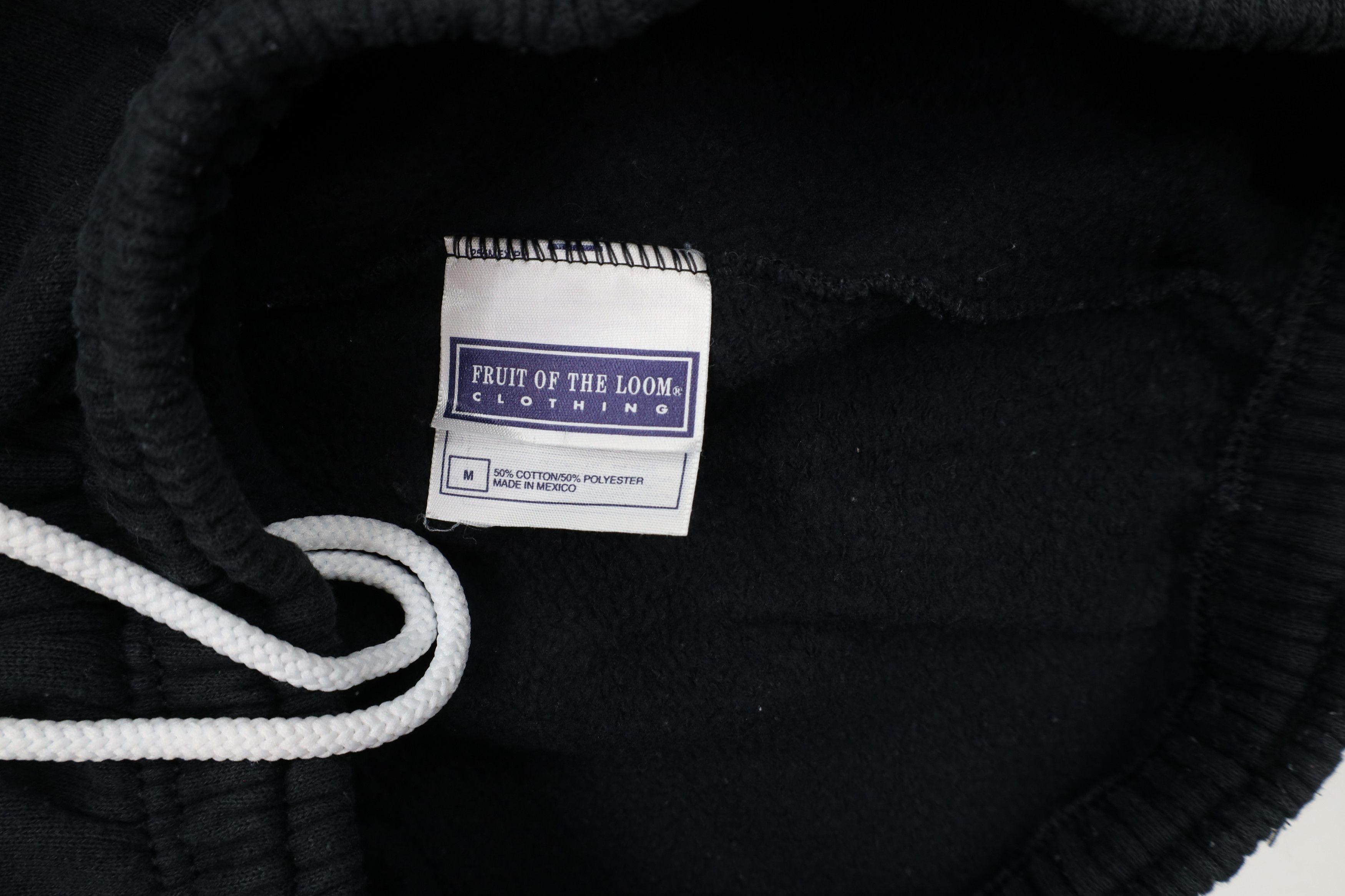 Vintage Vintage 90s Streetwear Blank Cuffed Sweatpants Joggers Black Size US 34 / EU 50 - 6 Thumbnail