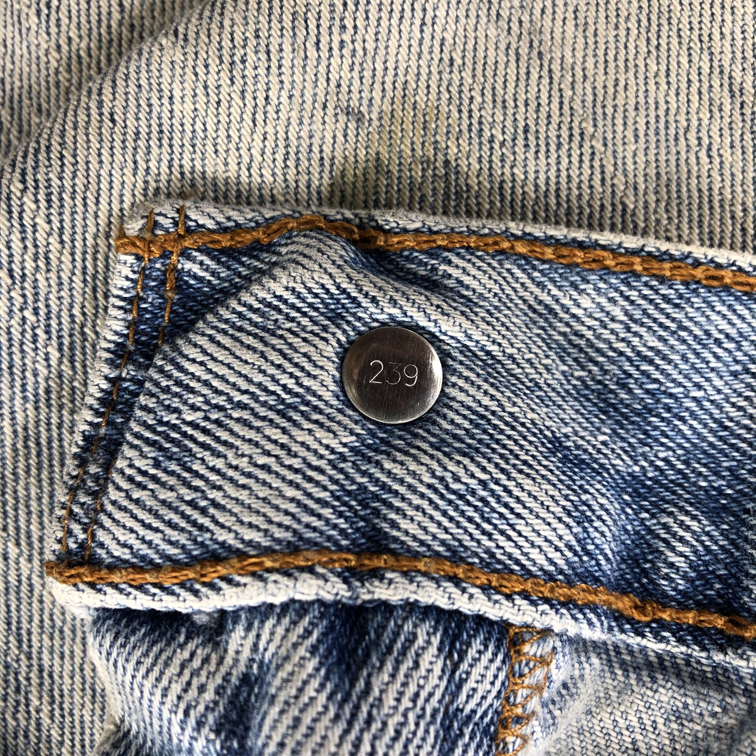 Levi's Vintage Light Wash Levis 505 Jeans-J1566 Size US 32 / EU 48 - 12 Thumbnail