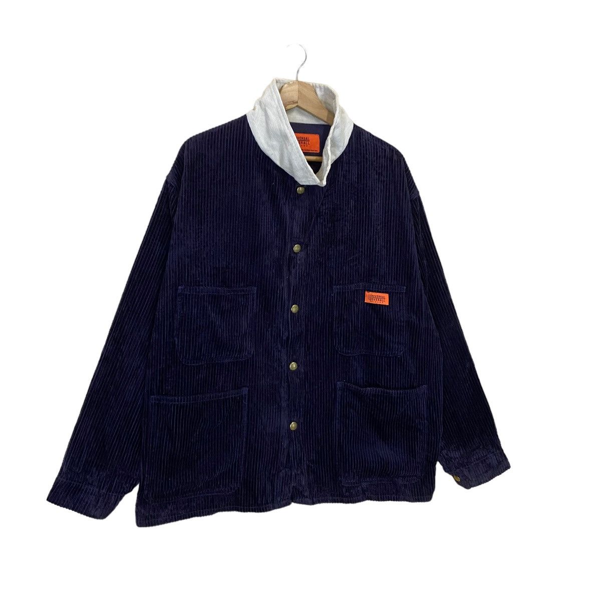 Issey Miyake × Vintage Universal Overall Chicago Corduroy Jacket Size US L / EU 52-54 / 3 - 2 Thumbnail