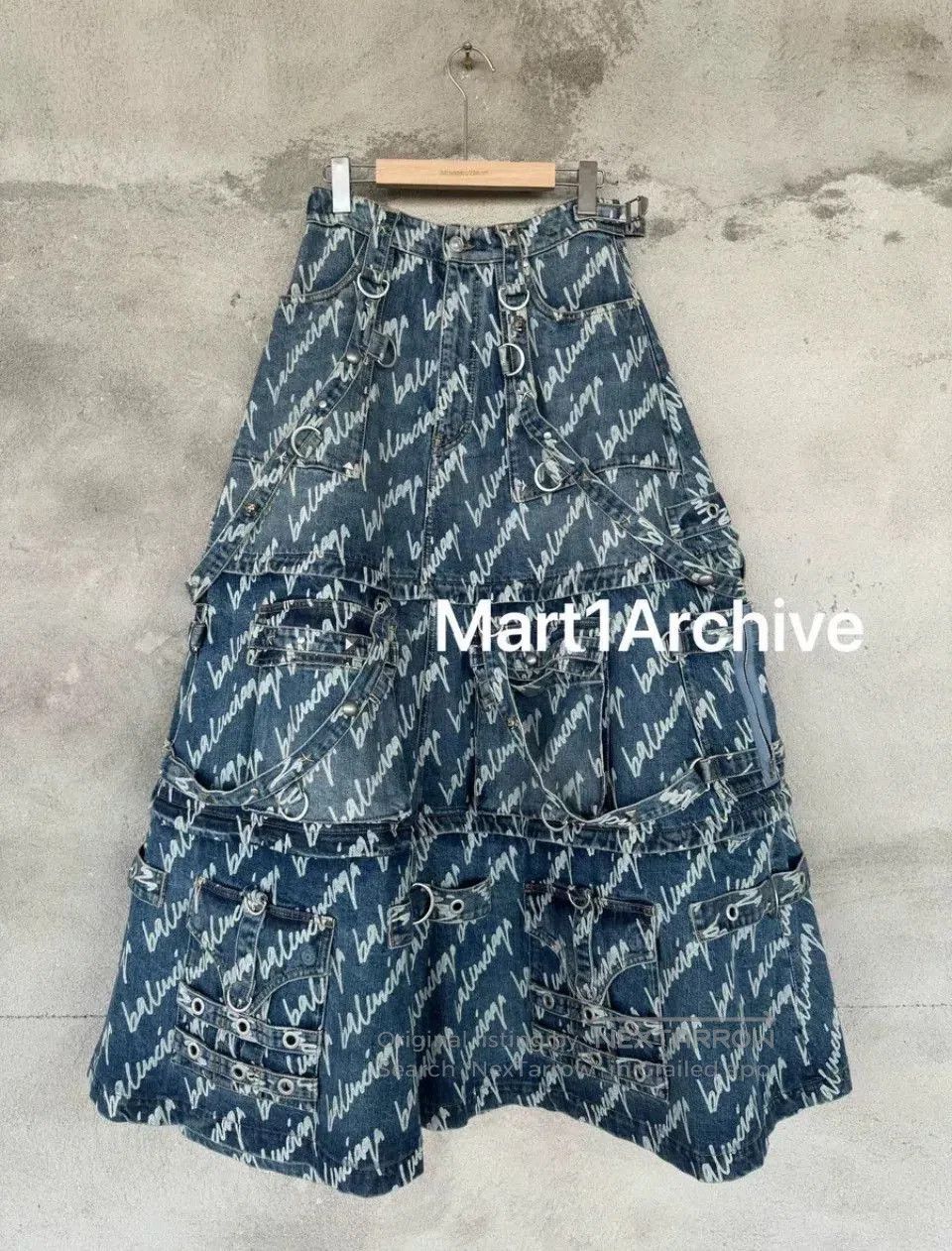 Balenciaga Balenciaga Yagami Print Maxi Skirt. Size 35" - 1 Thumbnail