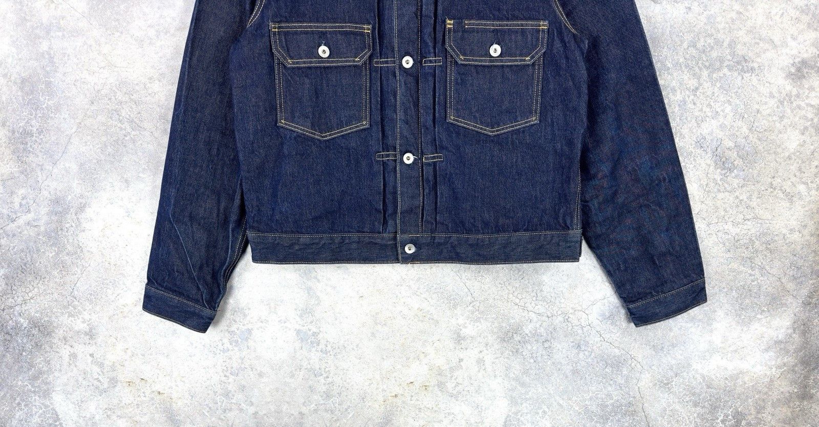 Roots 157 ROOTS J002 14.5 OZ Selvedge Raw Denim Jacket Type 1 Size US XL / EU 56 / 4 - 3 Thumbnail