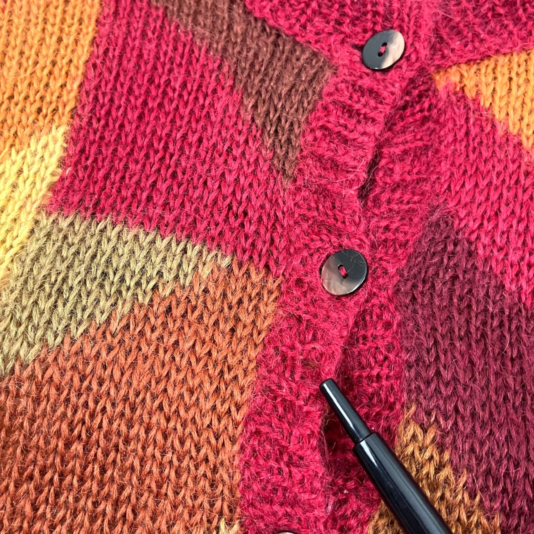 Talbots VINTAGE Talbots Cardigan Sweater Womens L Mohair Blend Warm Fall Autumn Grannycore Size L / US 10 / IT 46 - 6 Thumbnail