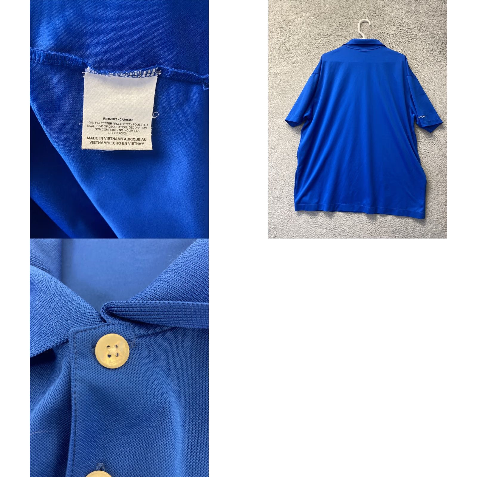 Nike Nike Golf Polo Shirt Mens 2XL Blue Dri-Fit Short Sleeve Casual Polo Shirt Nike Golf Mens 2XL Blue Polo Shirt Size US XXL / EU 58 / 5 - 8 Thumbnail