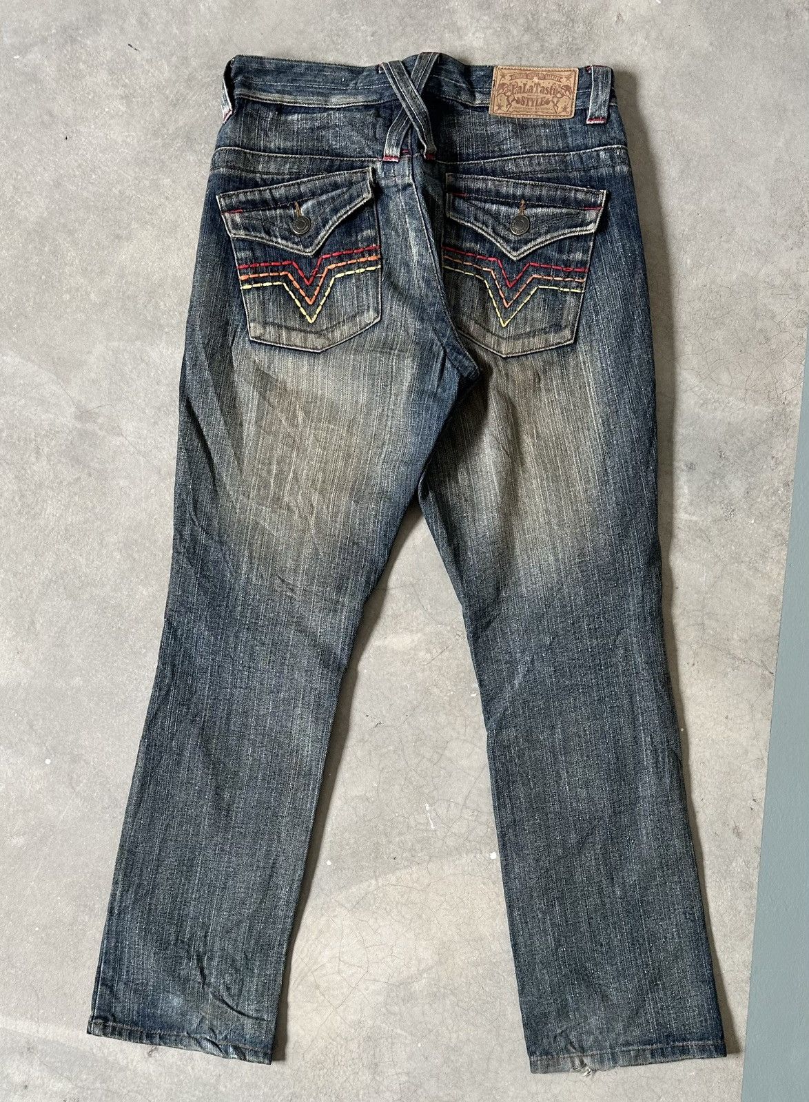 Japanese Brand VINTAGE LALATASTU FLARE PANT Size US 34 / EU 50 - 1 Thumbnail