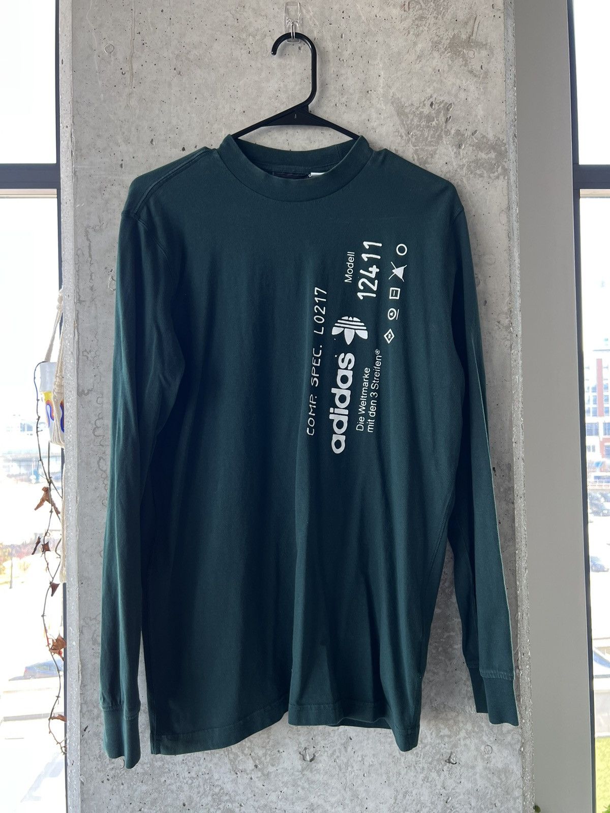 Adidas Alexander Wang x Adidas Longsleeve Green Grailed