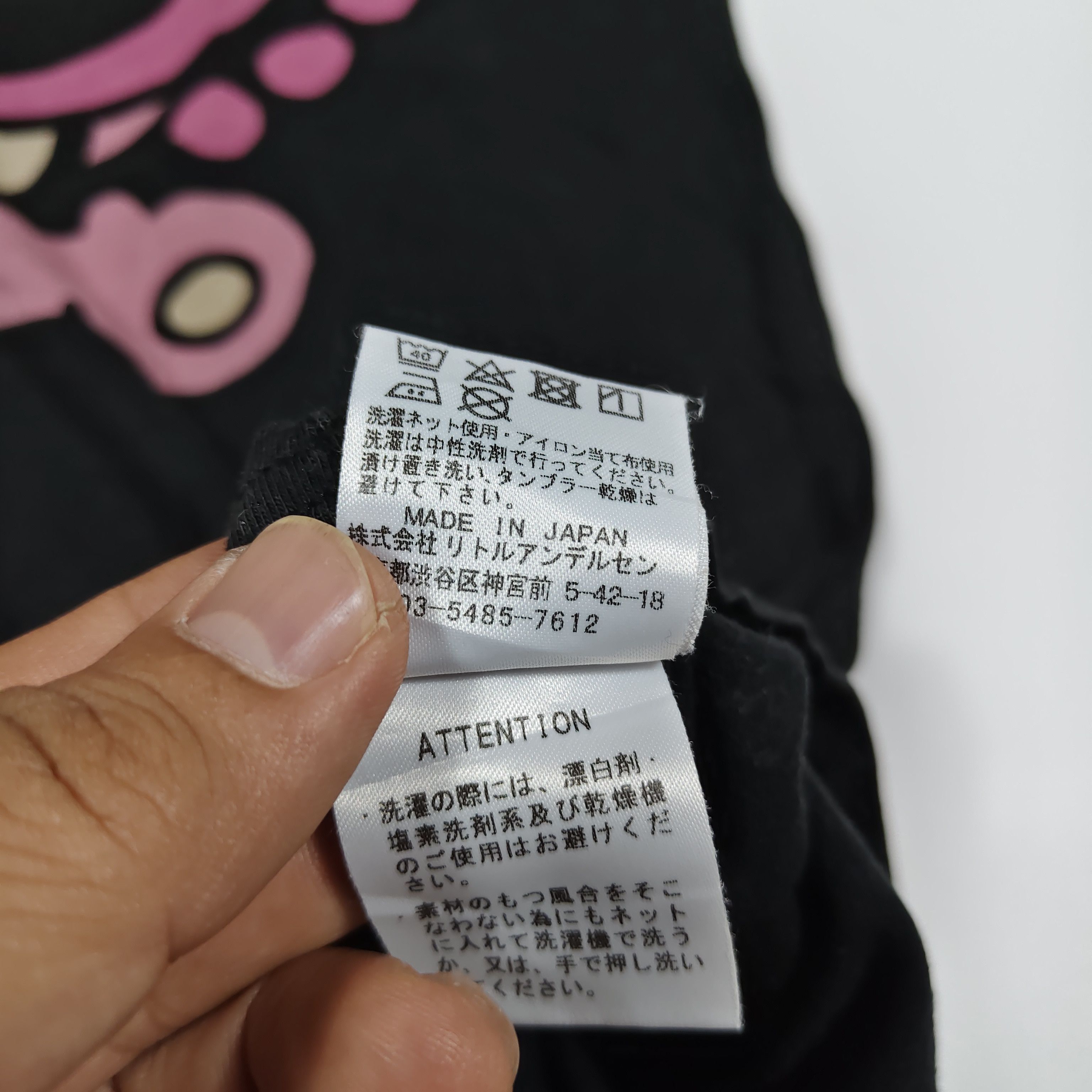 Hysteric Glamour Hysteric Glamour Baby Angel Black Pink Bear Graphic Y2K #F Size US M / EU 48-50 / 2 - 8 Thumbnail