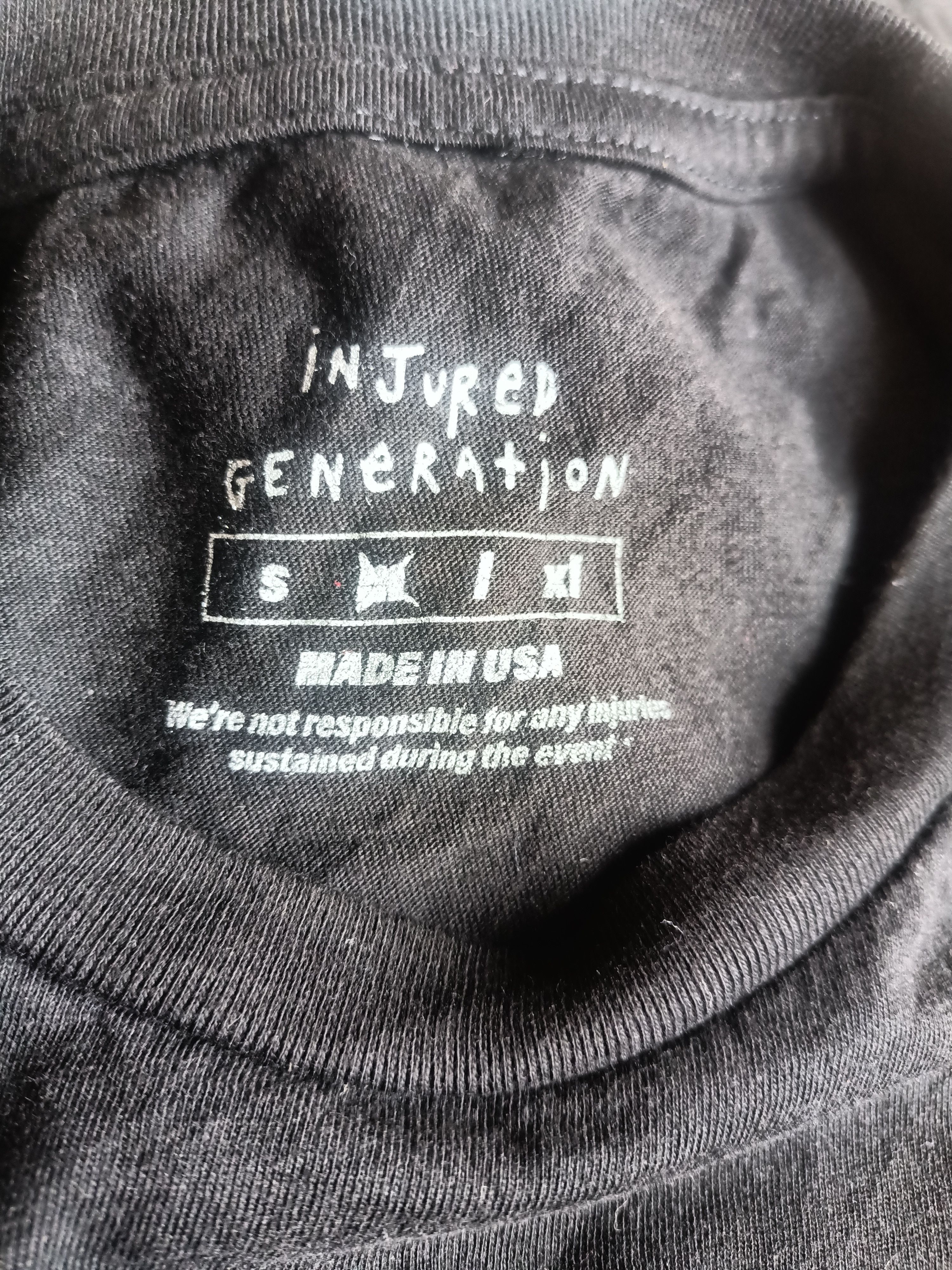 A$AP Rocky The Injured Generation Tour Asap Rocky t-shirt Size US M / EU 48-50 / 2 - 6 Thumbnail