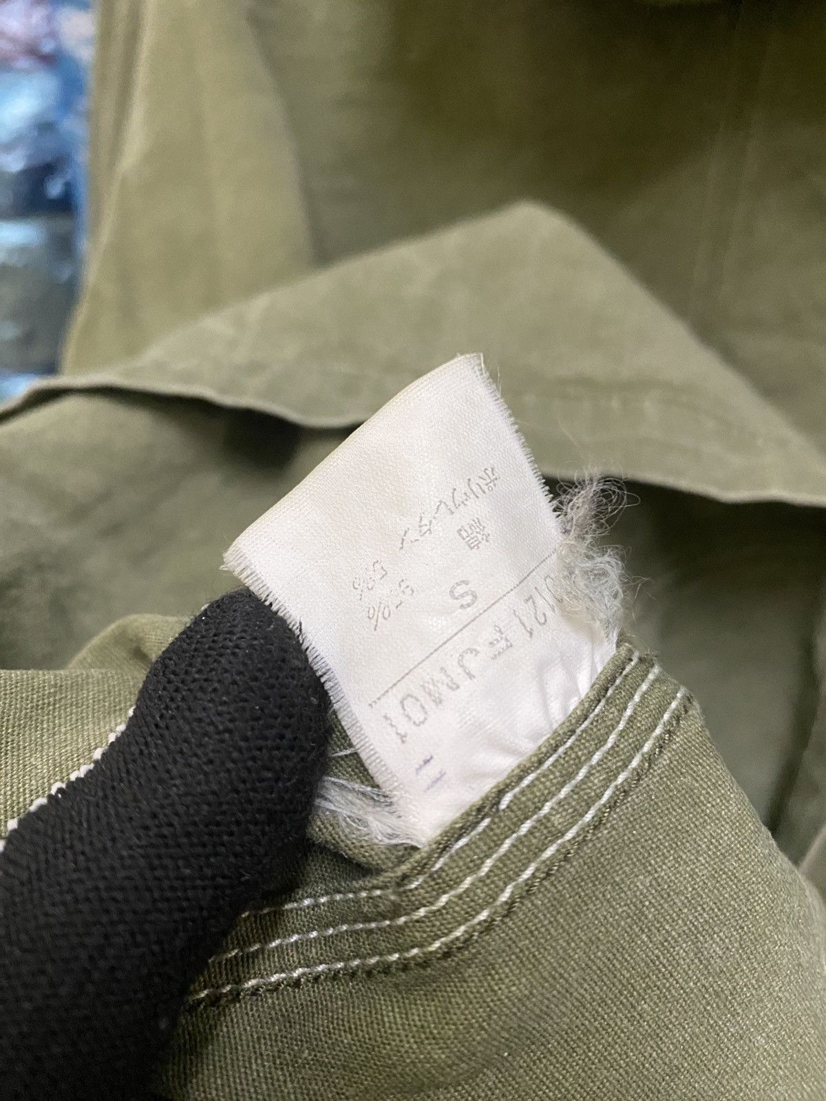 Other Powder Olive Green Hooded Canvas Jacket - Japanese Workwear Size US M / EU 48-50 / 2 - 6 Thumbnail