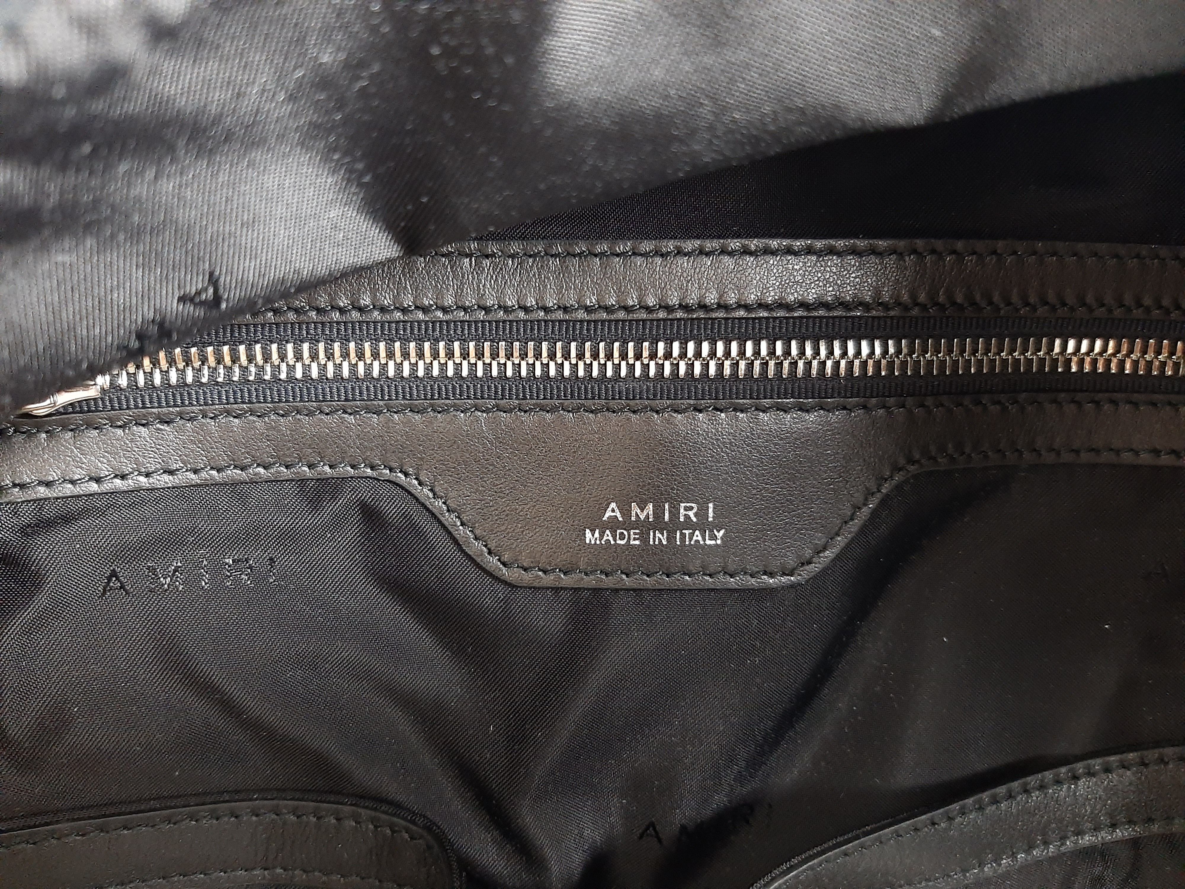 Amiri Amiri Classic Nylon Backpack Black Men's One Size Size ONE SIZE - 11 Thumbnail