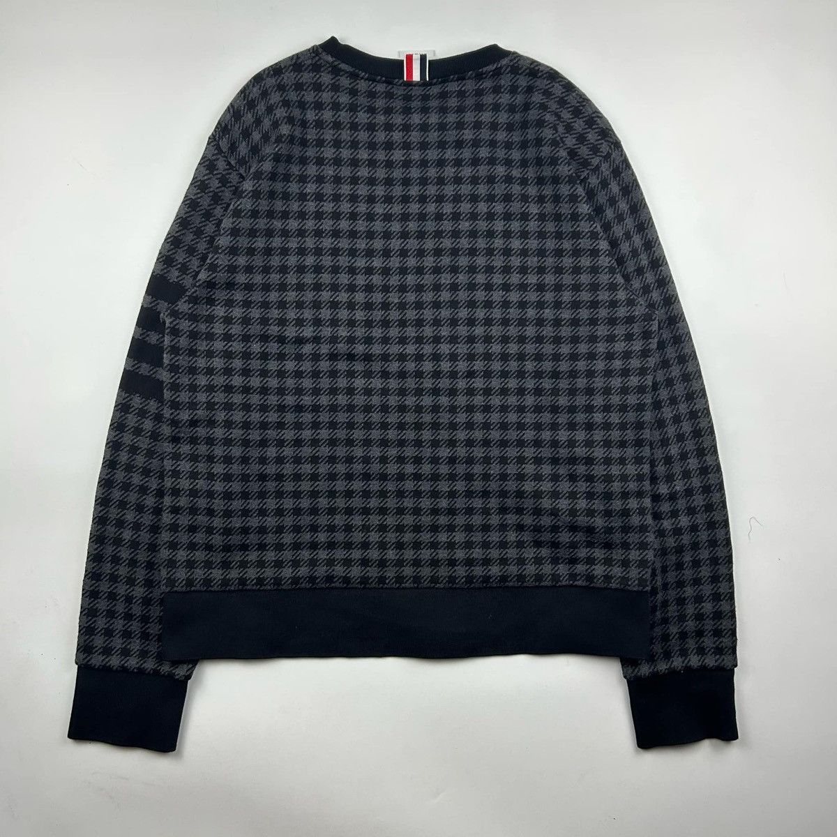 Thom Browne Thom browne houndstooth 4 bar cotton sweater Size US S / EU 44-46 / 1 - 2 Thumbnail