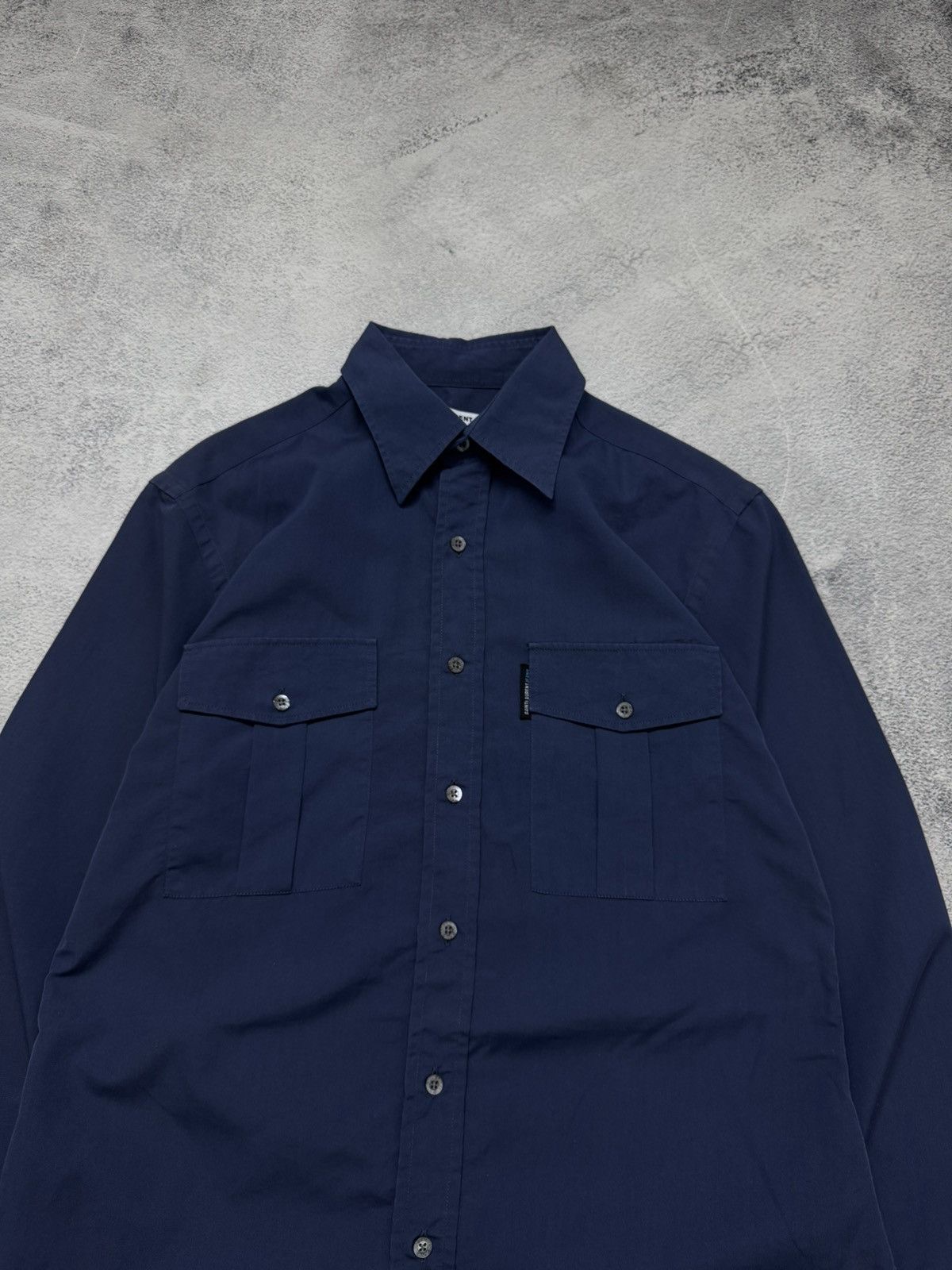 Saint Laurent Paris Vintage Y2k Yves Saint Laurent YSL Oxford Shirt 00’s Size US M / EU 48-50 / 2 - 4 Thumbnail