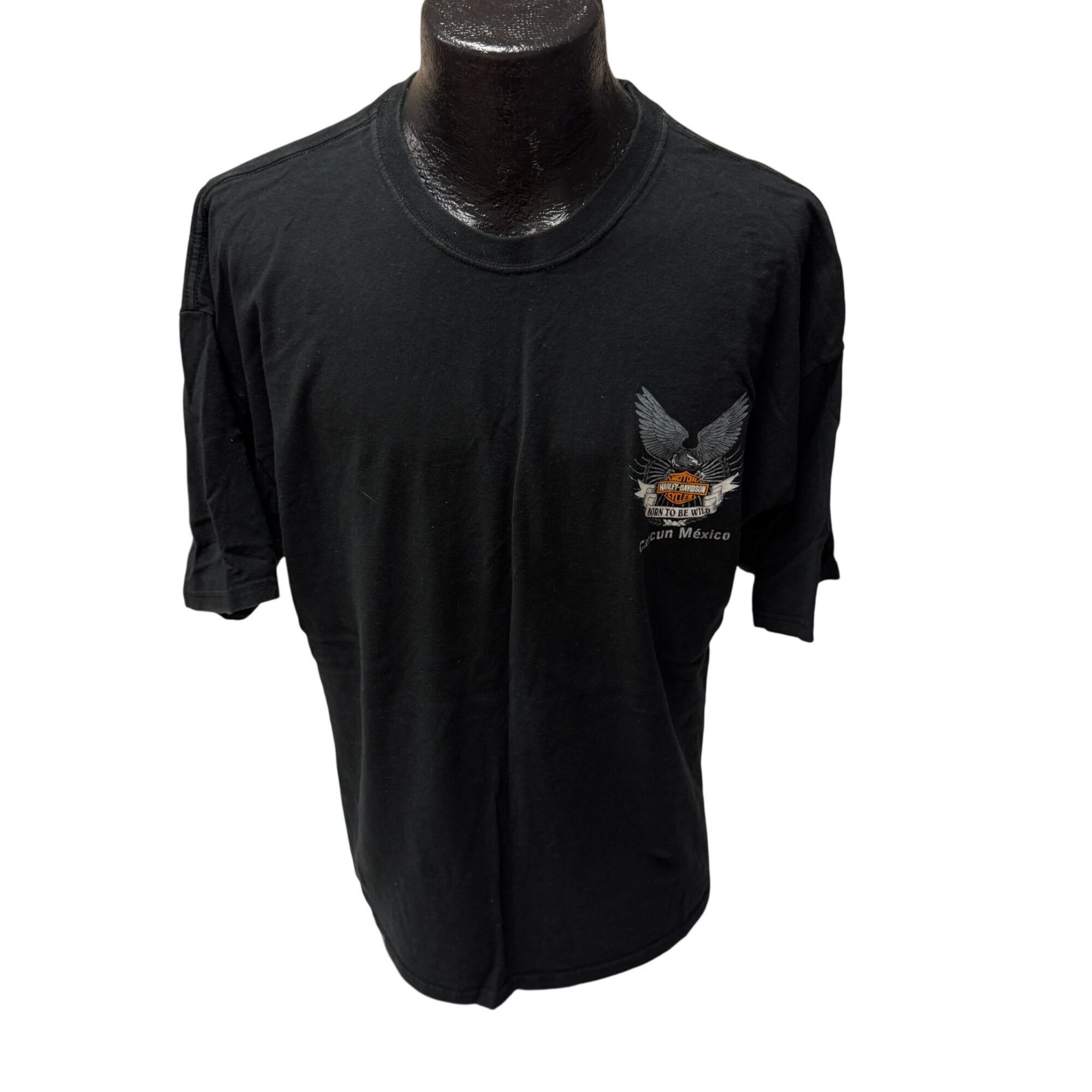 Harley Davidson Y2K Harley Davidson Motorcycle Cancun Mexico BORN TO BE WILD Size US XXL / EU 58 / 5 - 2 Thumbnail