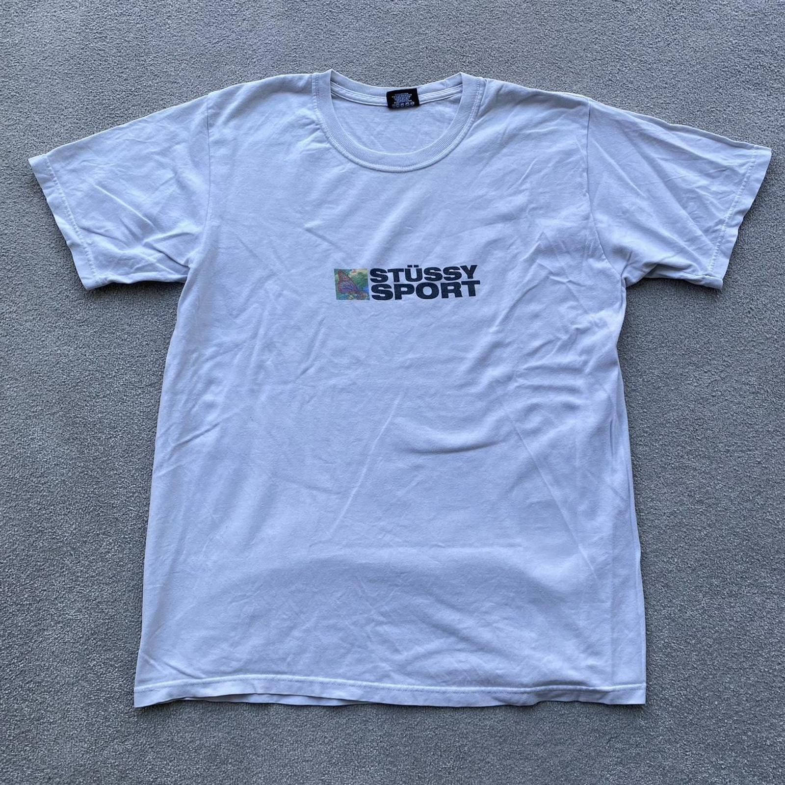 Stussy Stussy Sport Script Tee “White” | Grailed