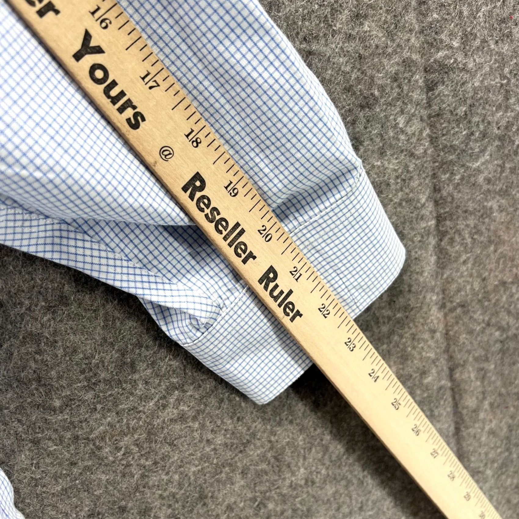 Brooks Brothers Brooks Brothers 1818 Shirt Men 17.5 2/3 Blue Gingham Button-Up Oxford Regent Shirt Size US XXL / EU 58 / 5 - 5 Thumbnail