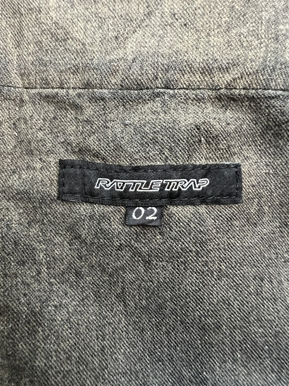 Japanese Brand Rattle Trap Crazy Trashed & Destroyed Flare Denim Size US 32 / EU 48 - 9 Thumbnail