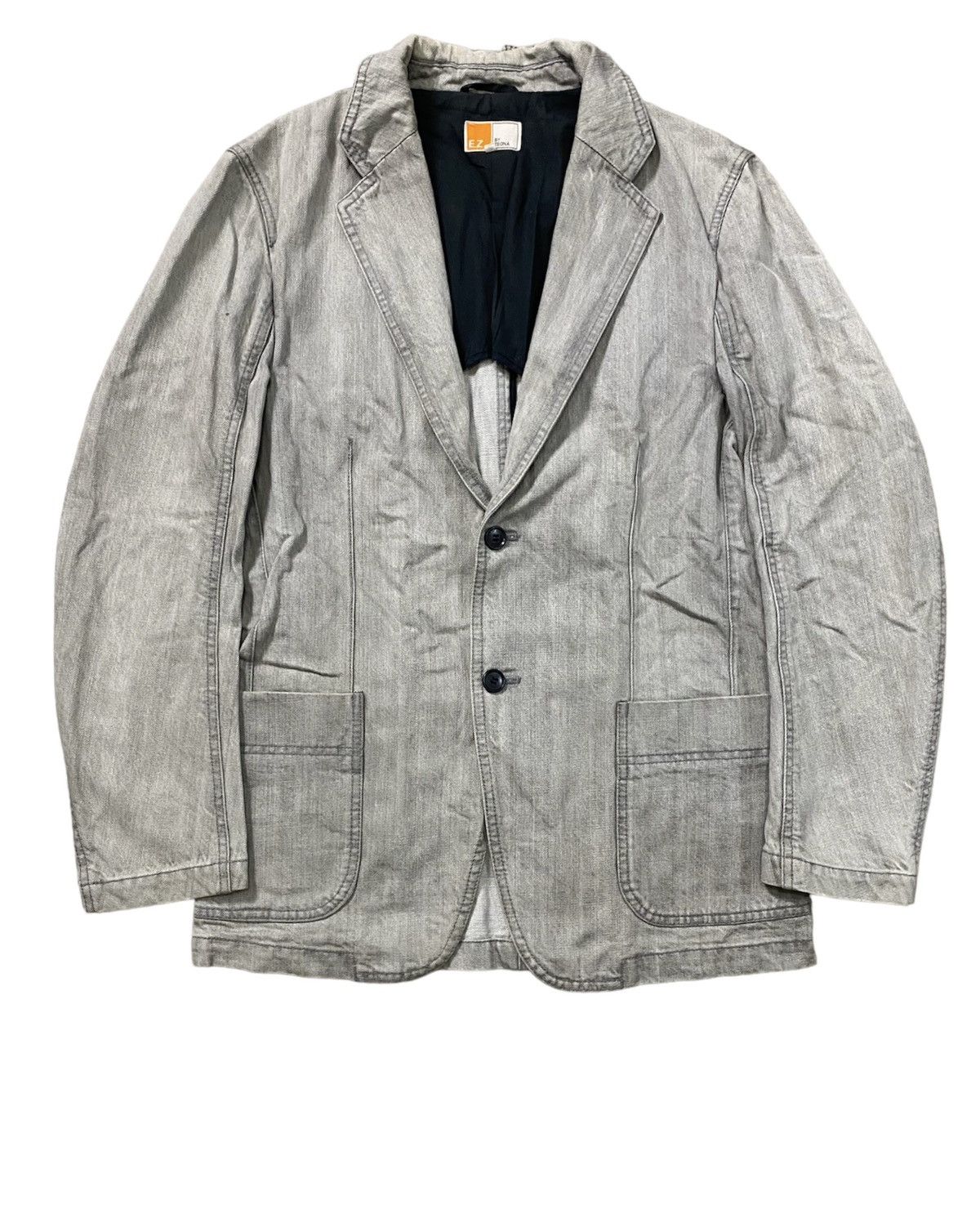 Ermenegildo Zegna EZ by Zegna Denim Jacket blazer Size US M / EU 48-50 / 2 - 1 Thumbnail