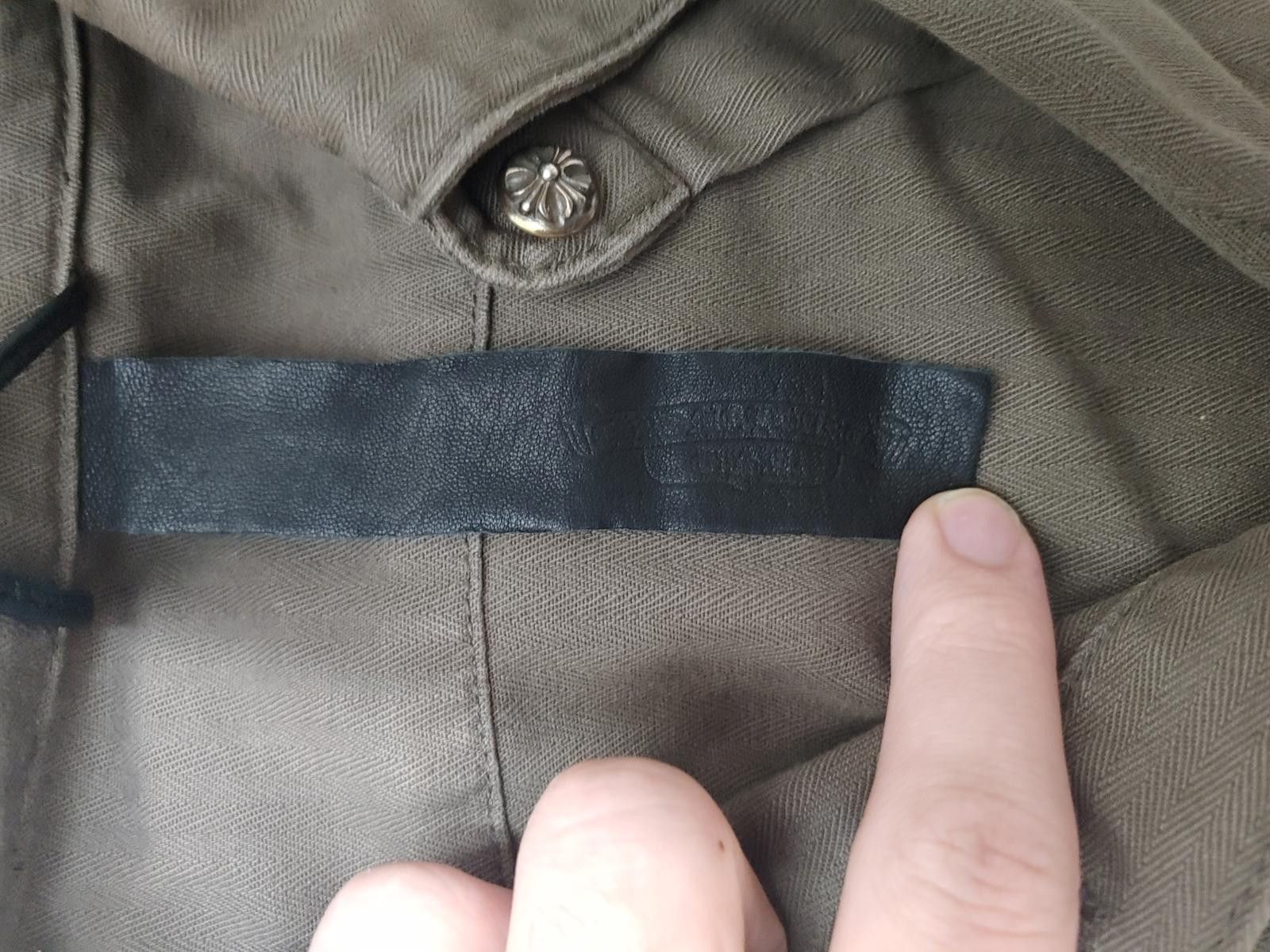 Chrome Hearts Chrome Hearts Oversized Cross Patch Shirt in Olive Green Size ONE SIZE - 3 Thumbnail
