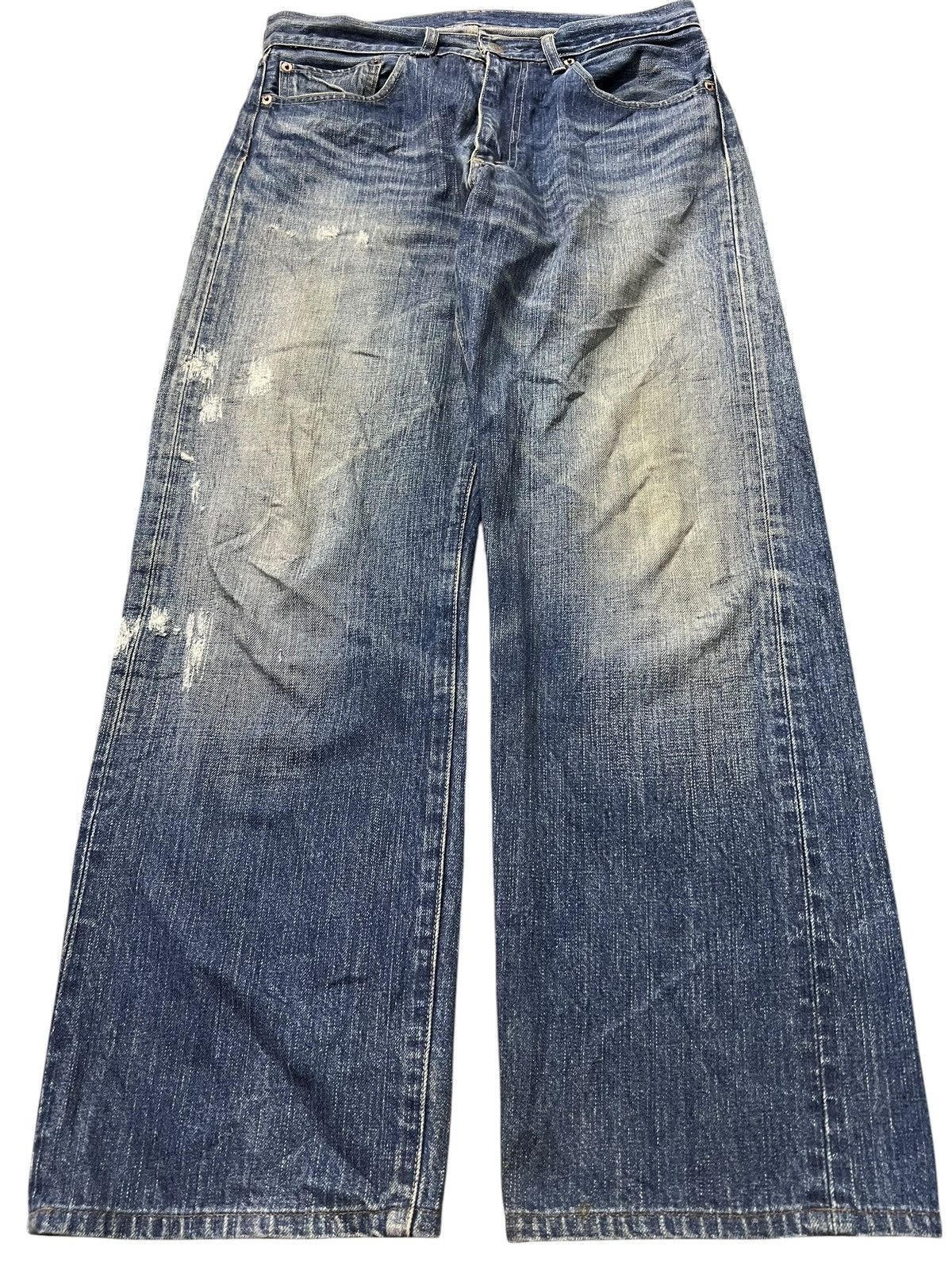 Levi's 💥Baggy💥Vintage Levi’s 510 Redlook Distressed Mud Wash Jean Size US 31 - 1 Thumbnail