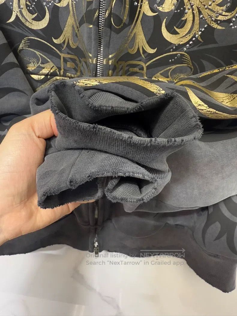 Balenciaga Balenciaga Dark Gray Aged Hoodie Size US M / EU 48-50 / 2 - 5 Thumbnail