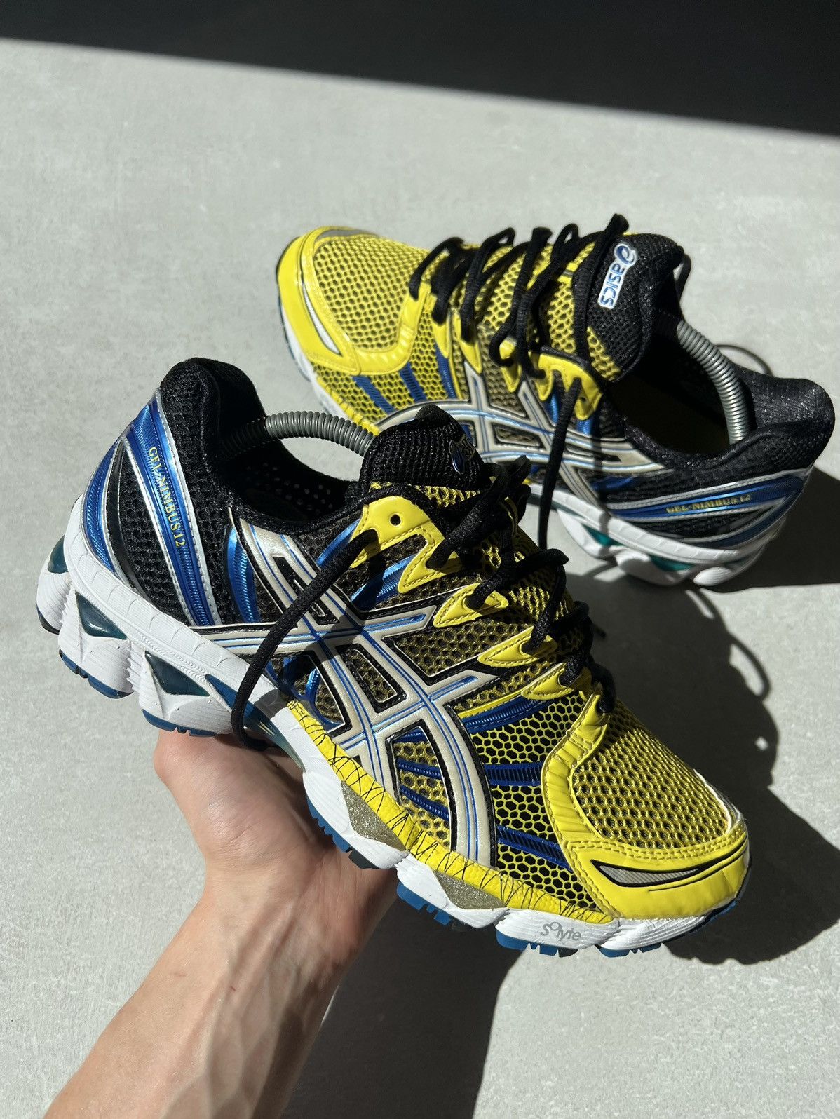 Asics gel nimbus 12 fashion bambino giallo