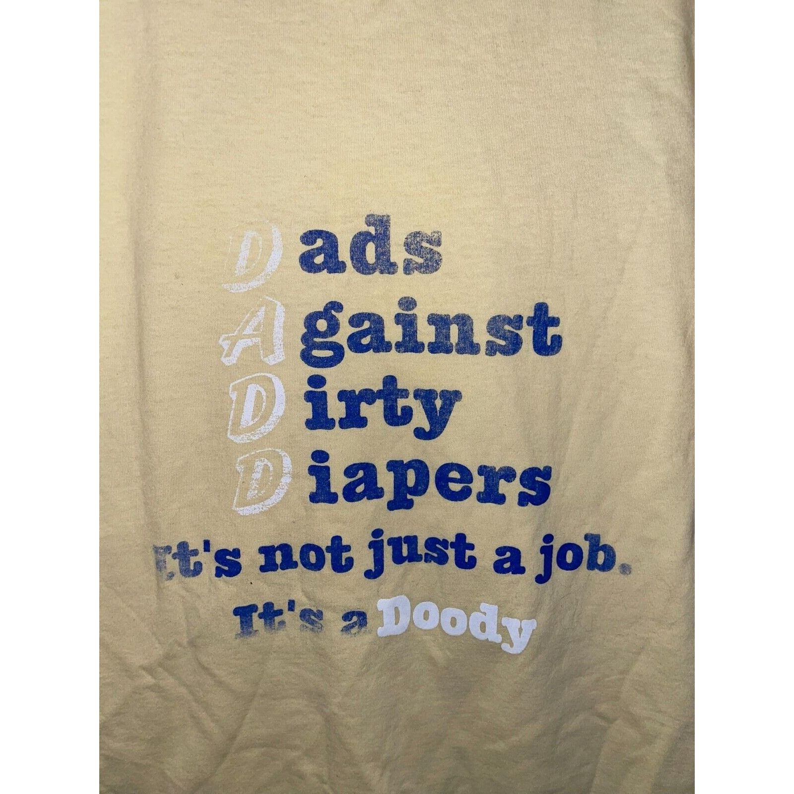 Jerzees Vintage Dad Shirt Against Dirty Diapers Joke Shirt Tee VTG L Size US L / EU 52-54 / 3 - 2 Thumbnail