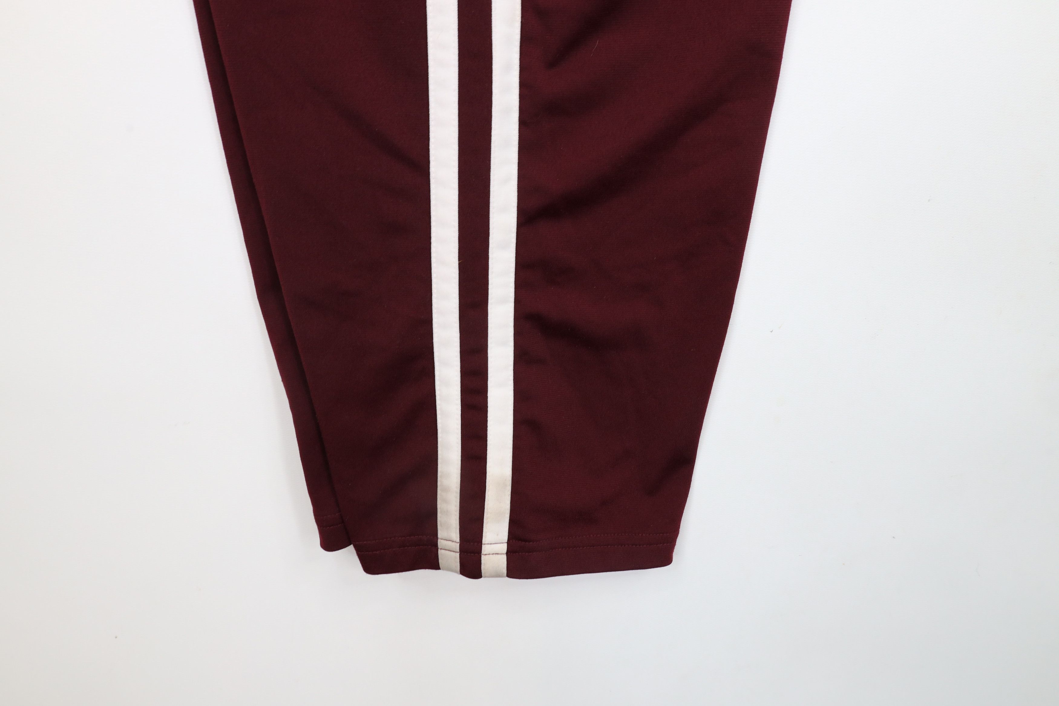 Vintage Vintage 90s Streetwear Striped Wide Leg Sweatpants Pants Red Size US 36 / EU 52 - 8 Thumbnail