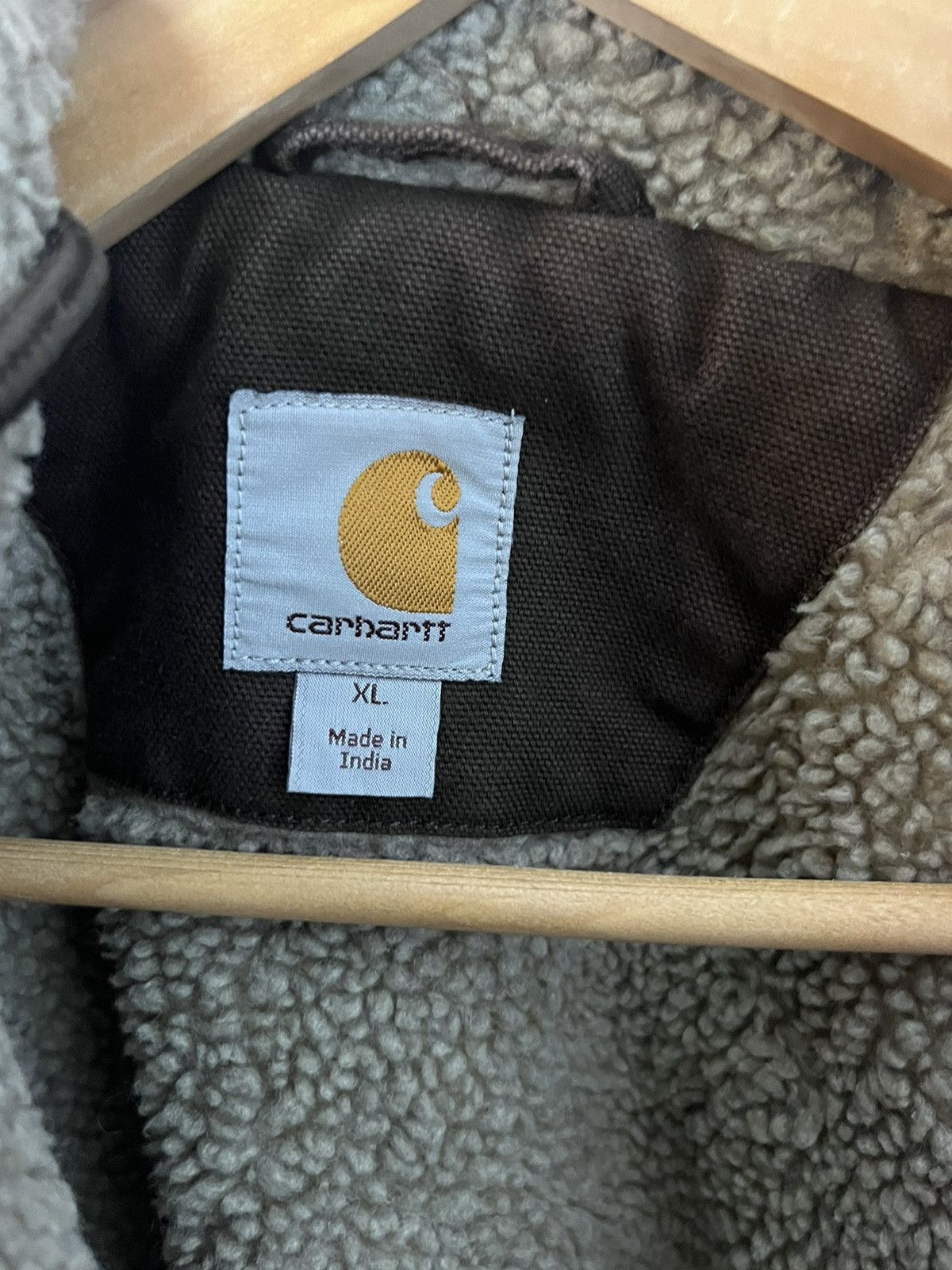 Carhartt × Carhartt Wip × Vintage Carhartt Sherpa Hoodie Size US XL / EU 56 / 4 - 8 Thumbnail
