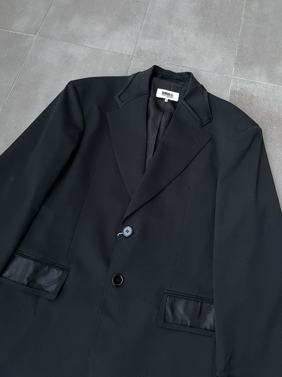 Maison Margiela !DS! SS23 Maison Margiela Deconstructed Black Blazer Jacket Size L / US 10 / IT 46 - 12 Thumbnail