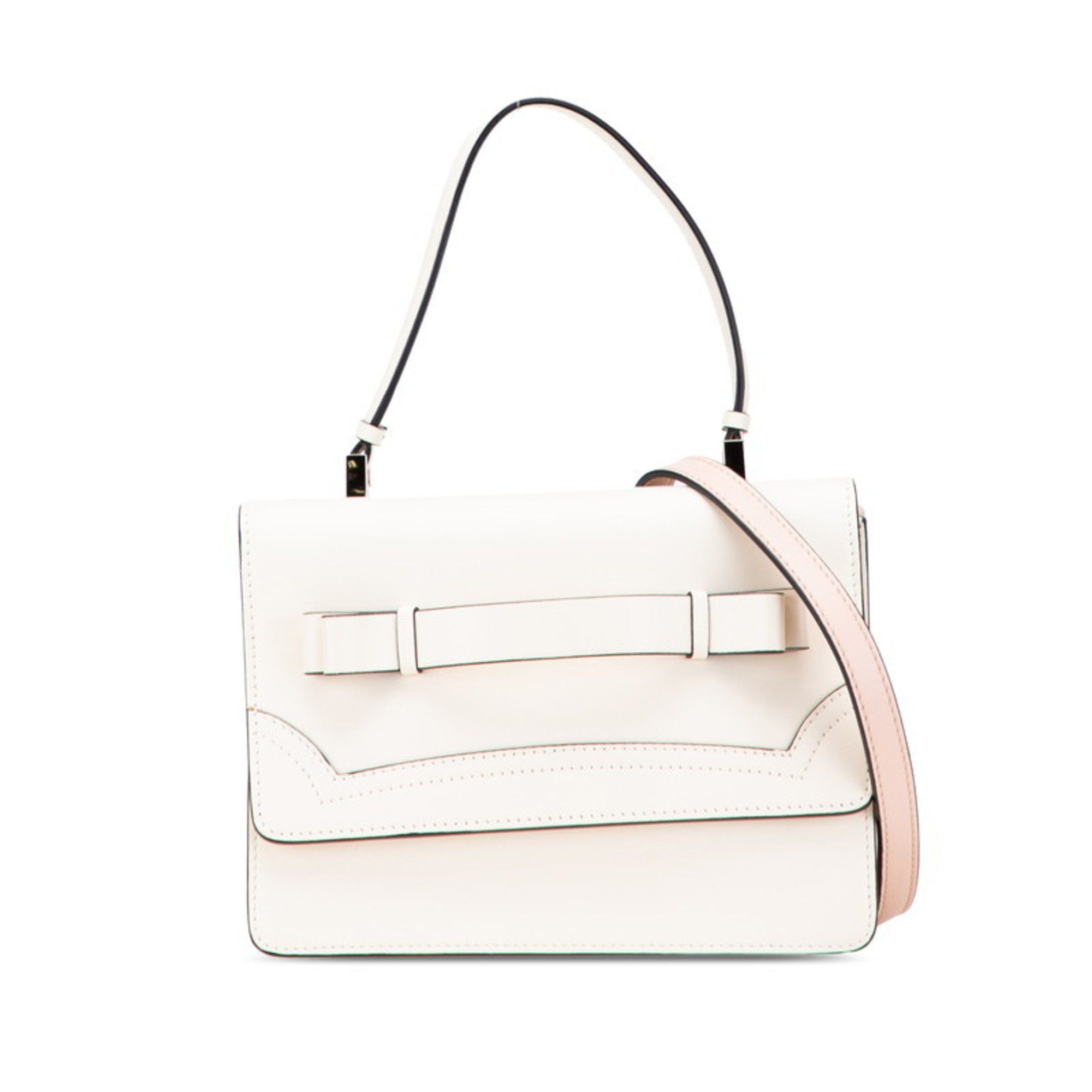Valentino Valentino handbag/shoulder bag, 2-way, white and pink leather, women's. VALENTINO Size ONE SIZE - 1 Thumbnail