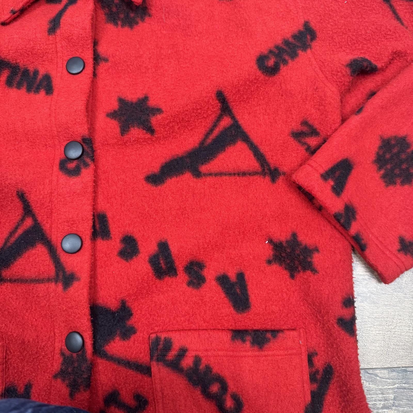 Other Women’s Vintage 90s Carole Little Ski Print Fleece Jacket Size M / US 6-8 / IT 42-44 - 3 Thumbnail